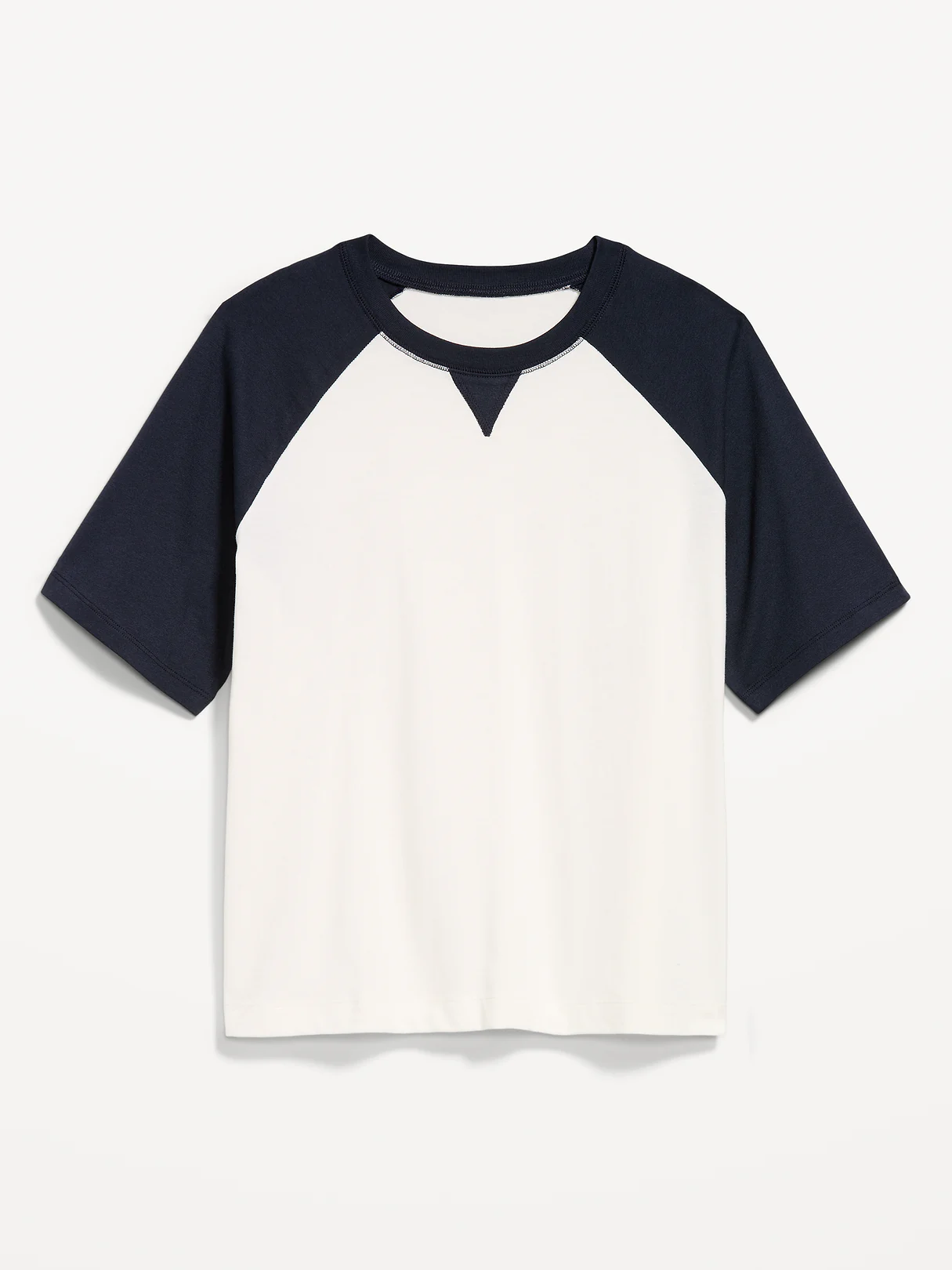 Vintage Crew-Neck Raglan T-Shirt - In the Navy