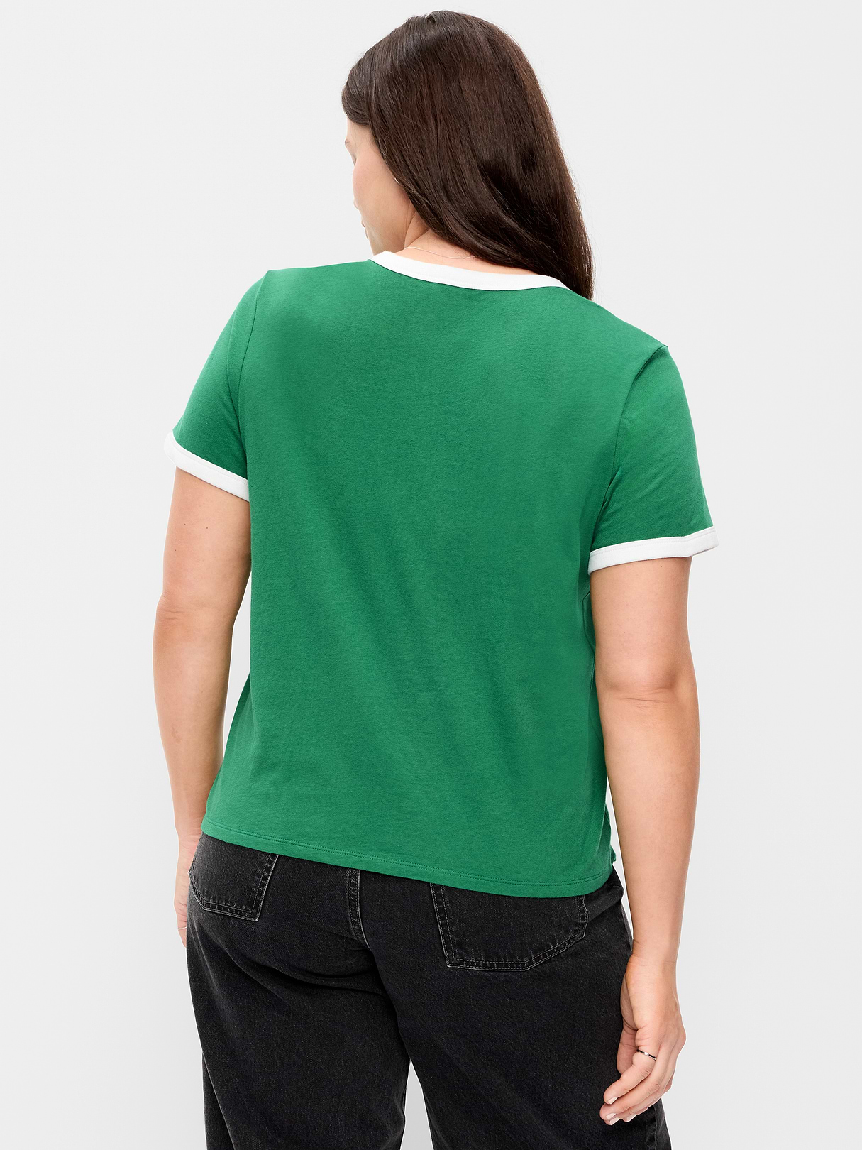 EveryWear Crew-Neck Graphic T-Shirt - Green Mangrove