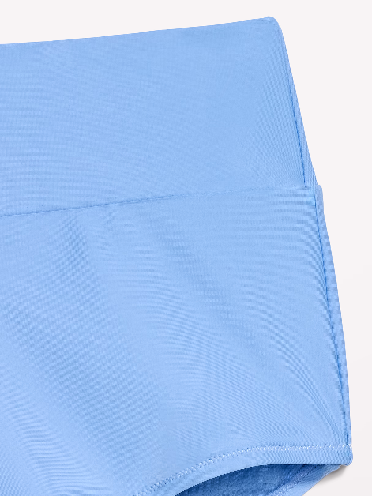 High-Waisted Retro Swim Bottoms - Lighthouse