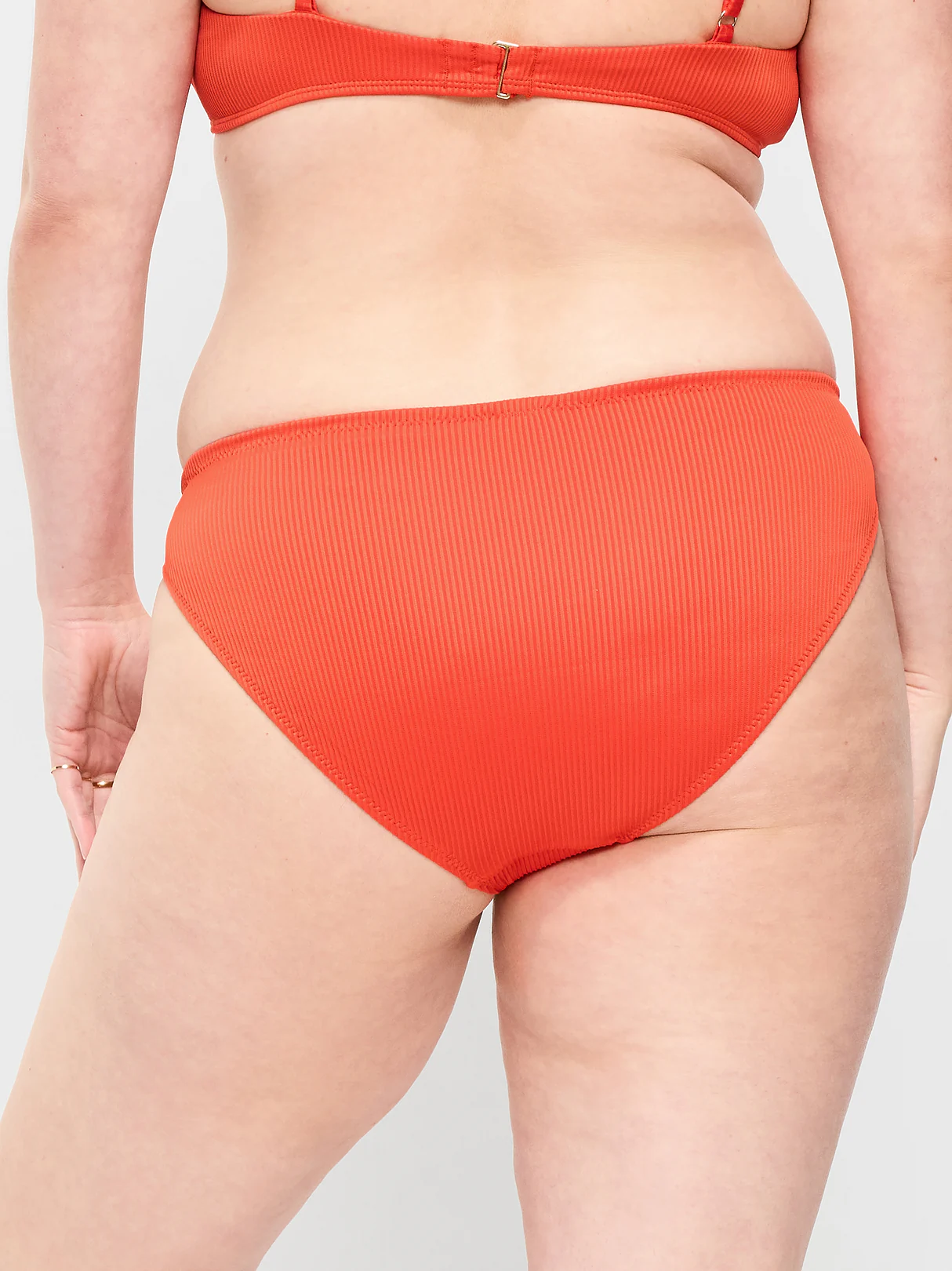 Mid-Rise Bikini Swim Bottoms - Ornament Orange