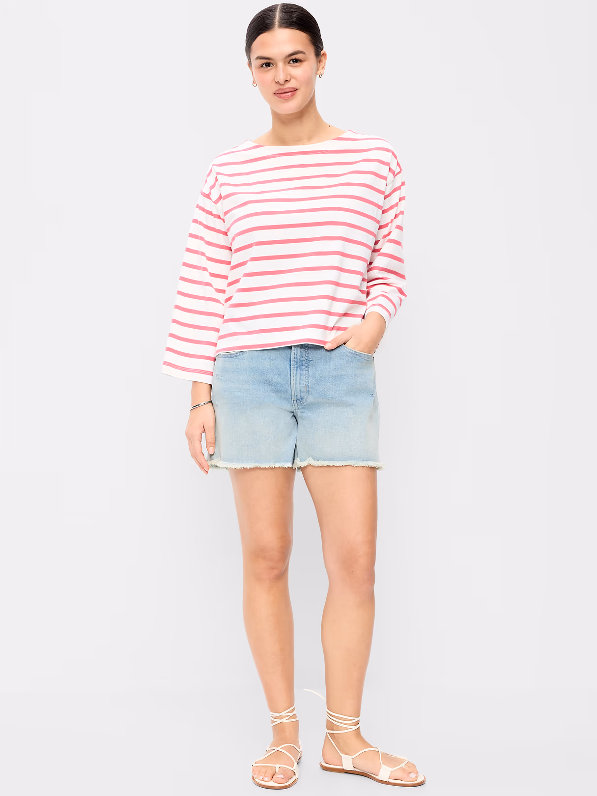 High-Waisted OG Jean Shorts -- 4-inch inseam - Lightest
