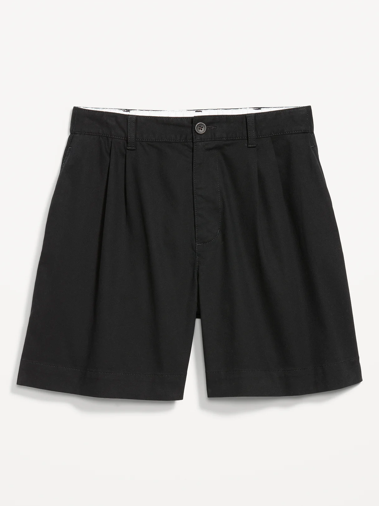 High-Waisted OGC Chino Shorts -- 6-inch inseam - Black Jack
