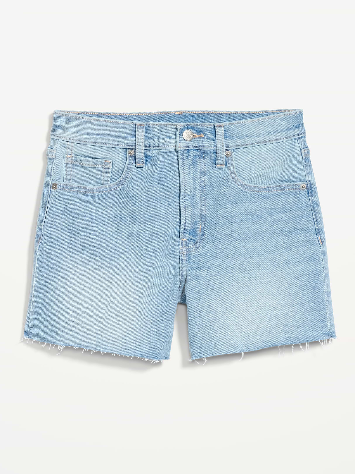 High-Waisted OG Jean Shorts -- 4-inch inseam - Fresh Blue