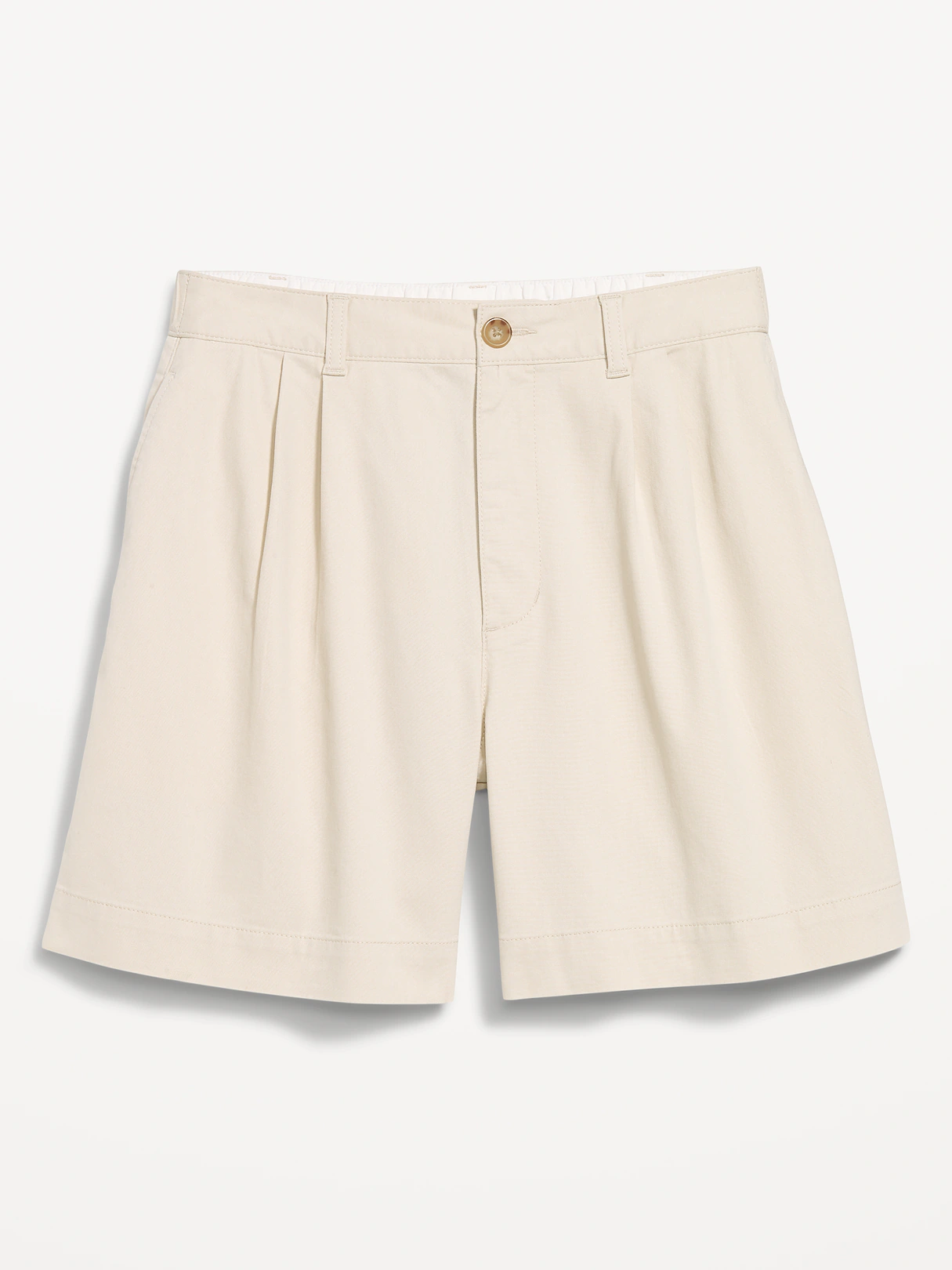 High-Waisted OGC Chino Shorts -- 6-inch inseam - Wish Bone