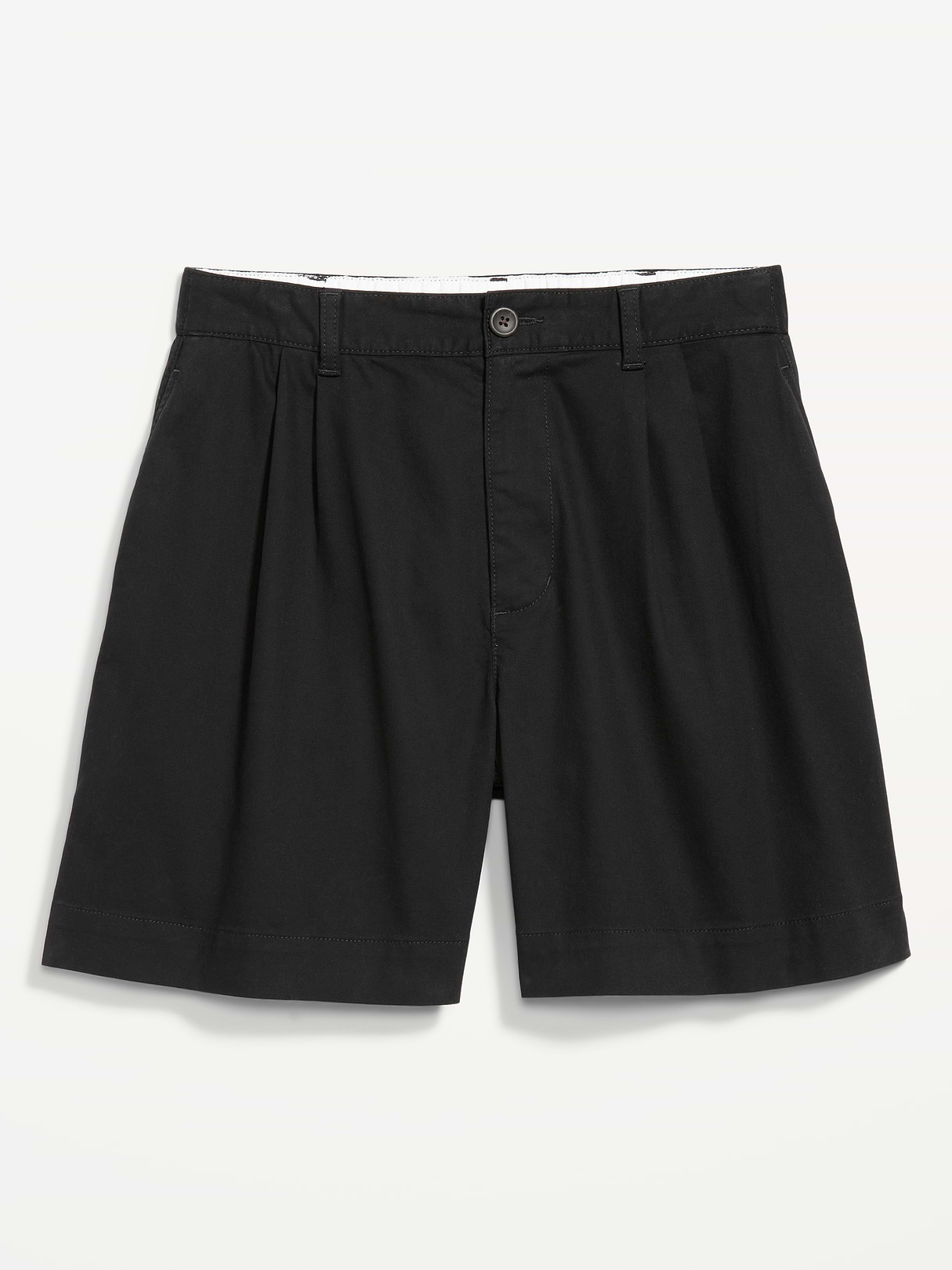 High-Waisted OGC Chino Shorts -- 6-inch inseam - Black Jack