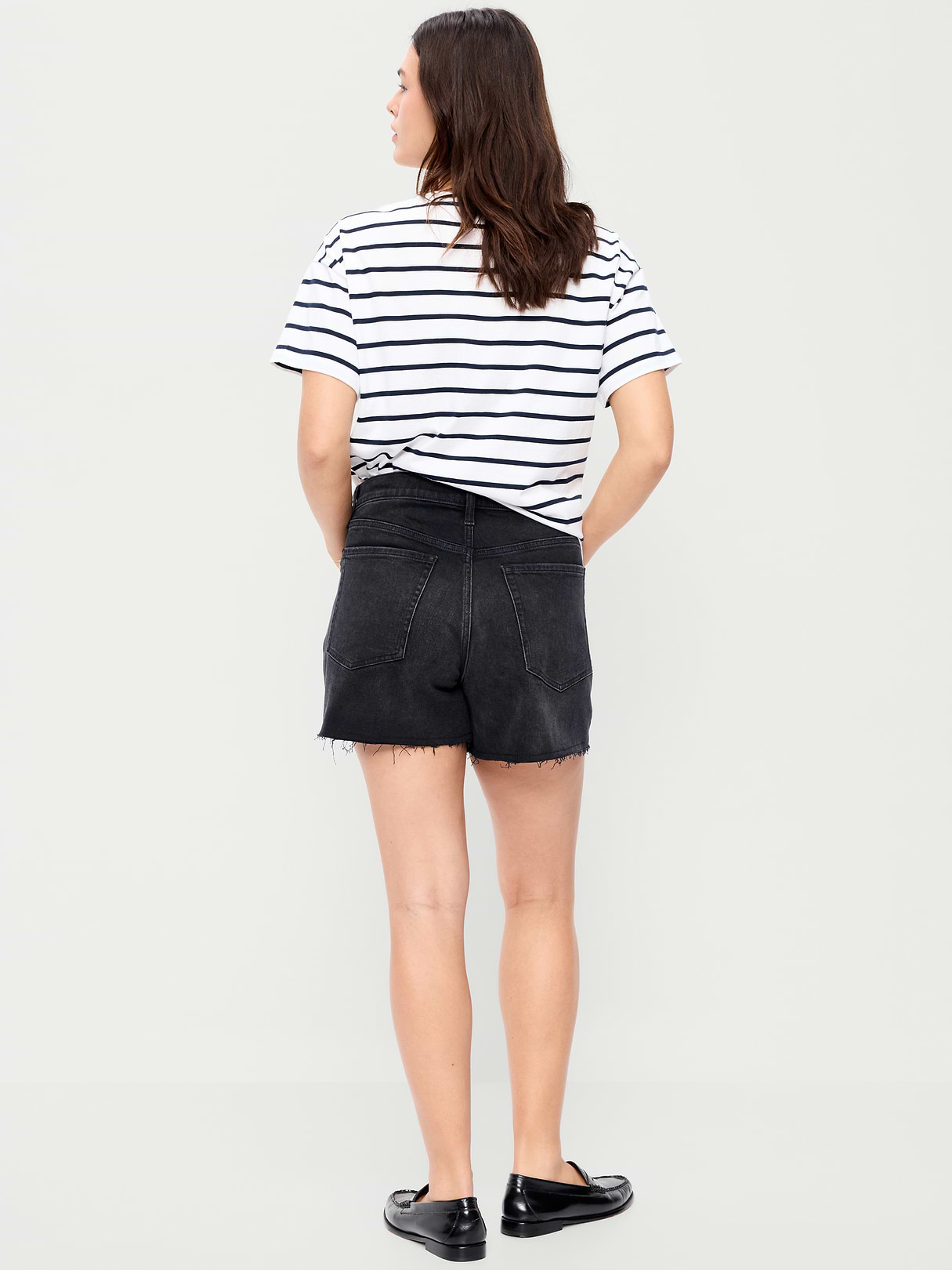High-Waisted OG Jean Shorts -- 4-inch inseam - Panther