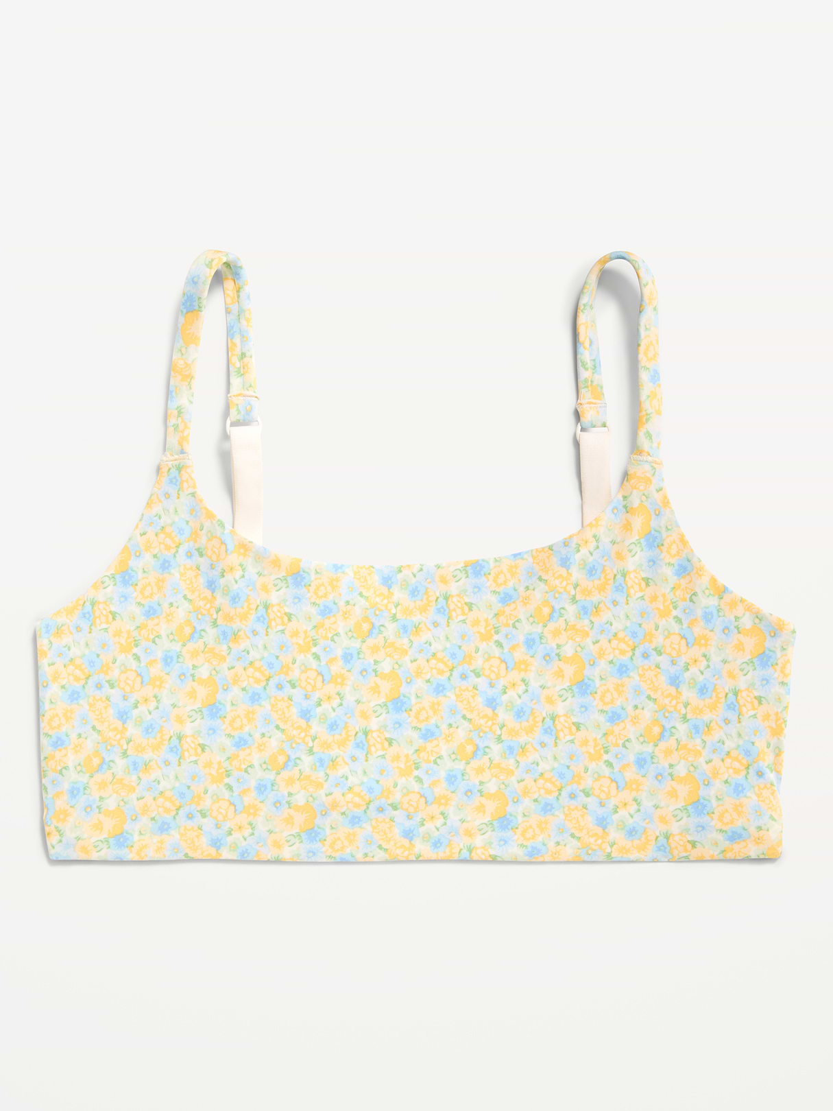 No-Show Bralette - Yellow Floral
