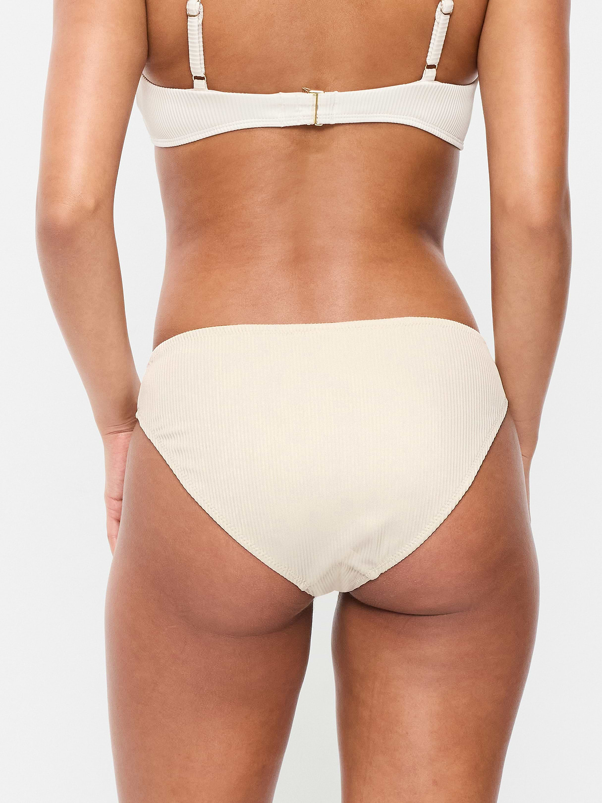 Mid-Rise Bikini Swim Bottoms - Wish Bone