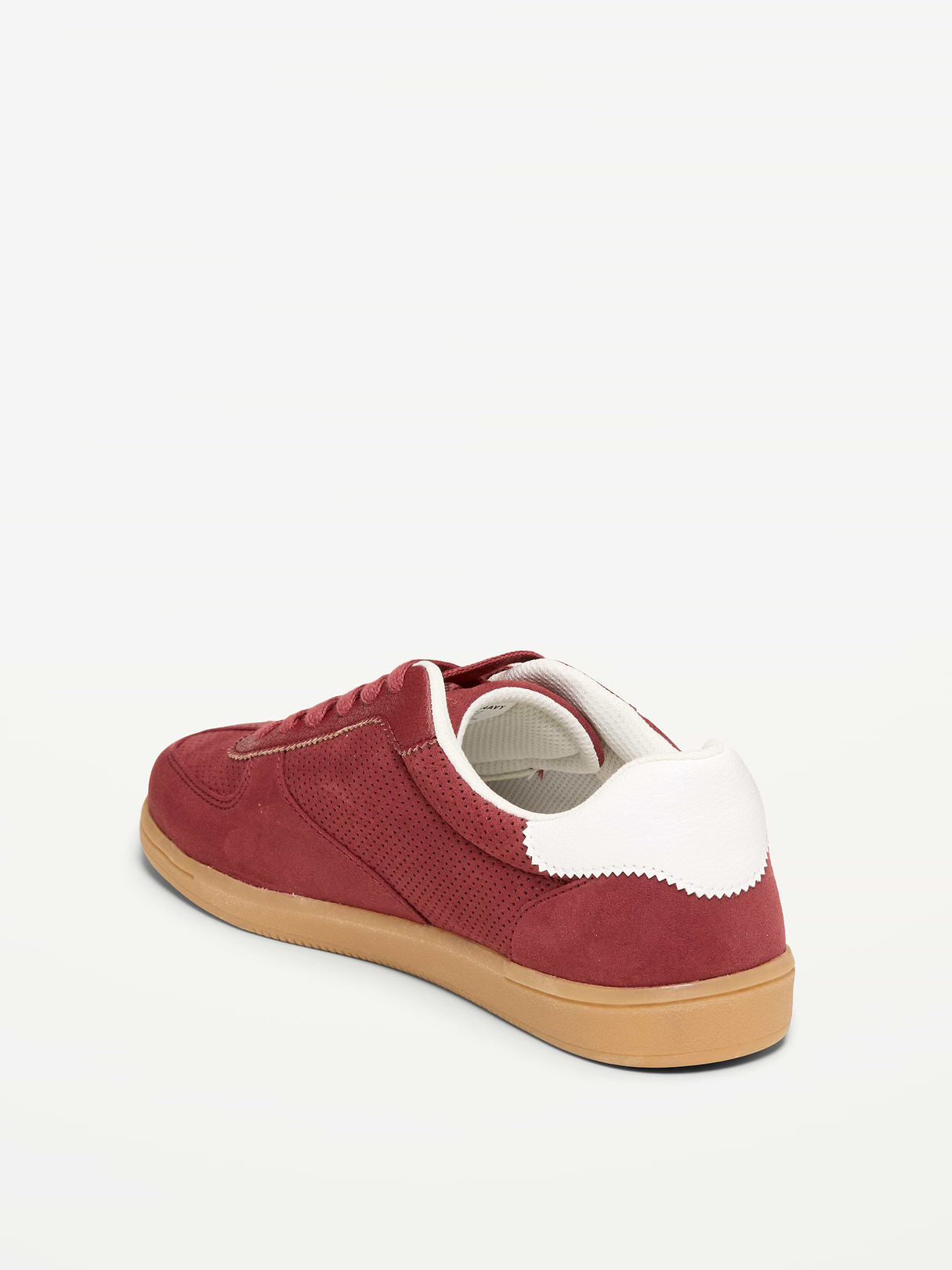 Lace-Up Sneakers - Wine Purple