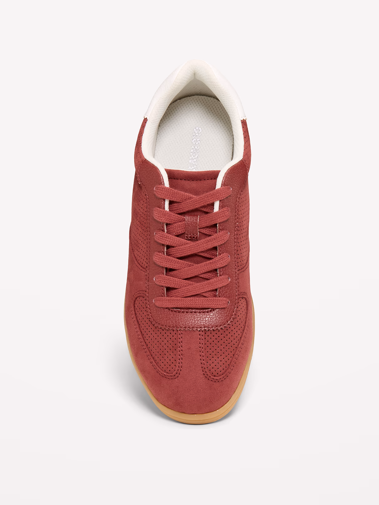 Lace-Up Sneakers - Wine Purple