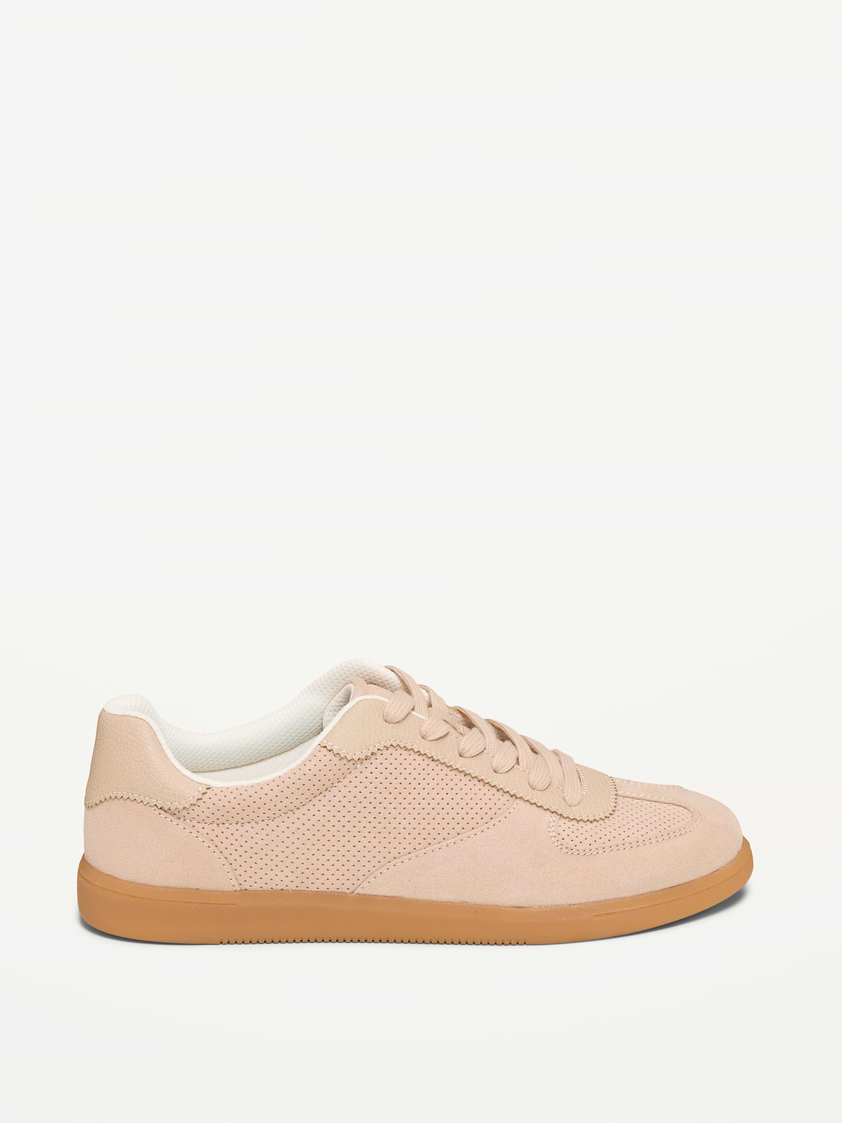Lace-Up Sneakers - Sand