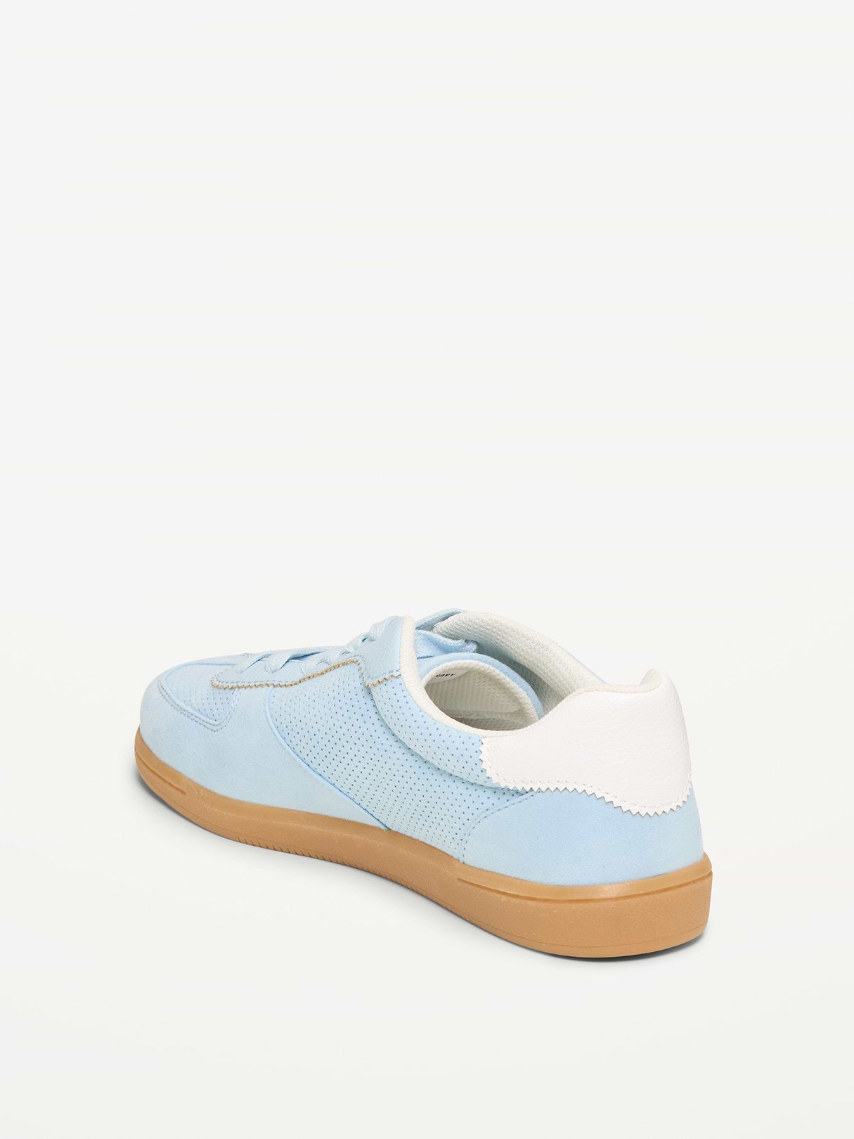 Lace-Up Sneakers - Light Blue
