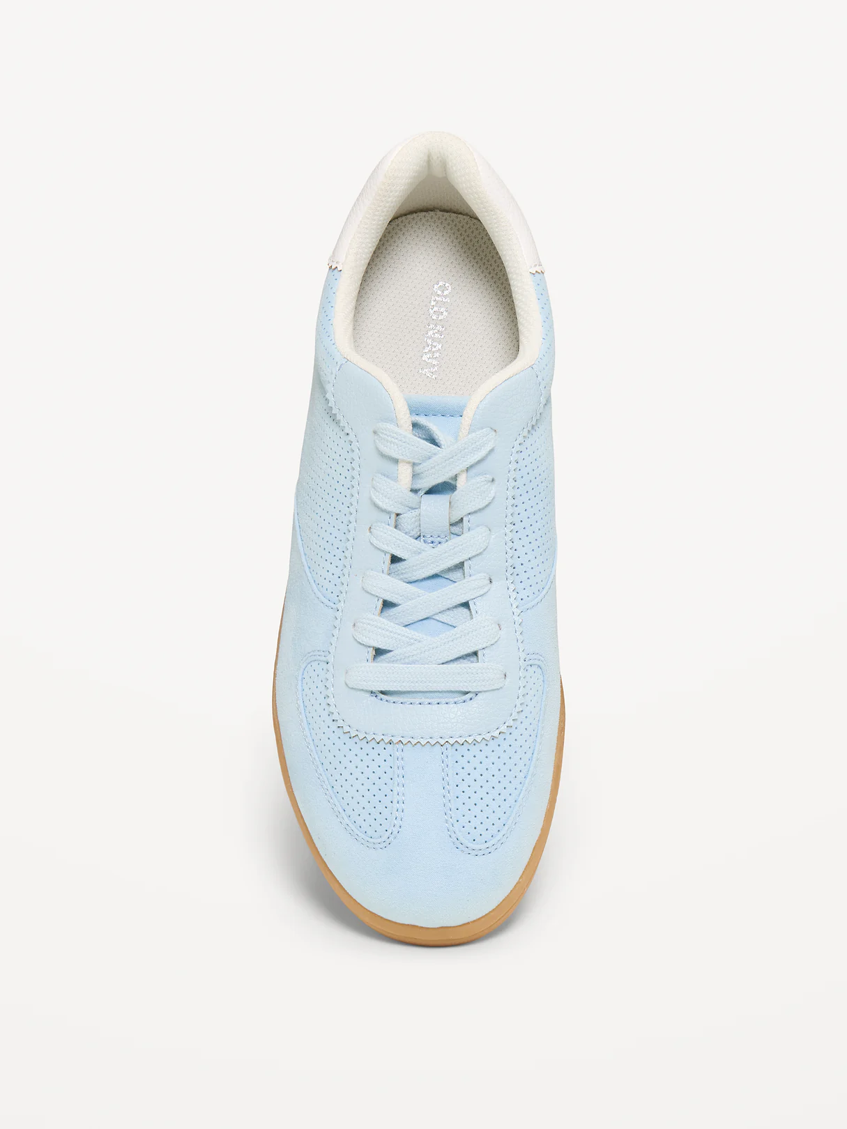 Lace-Up Sneakers - Light Blue