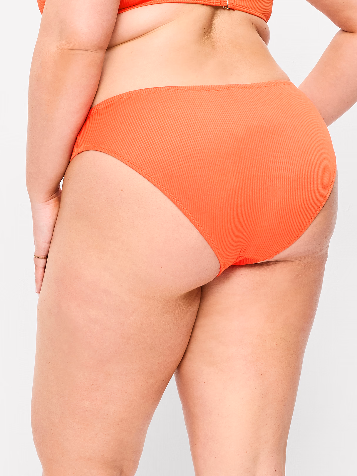 Mid-Rise Bikini Swim Bottoms - Ornament Orange