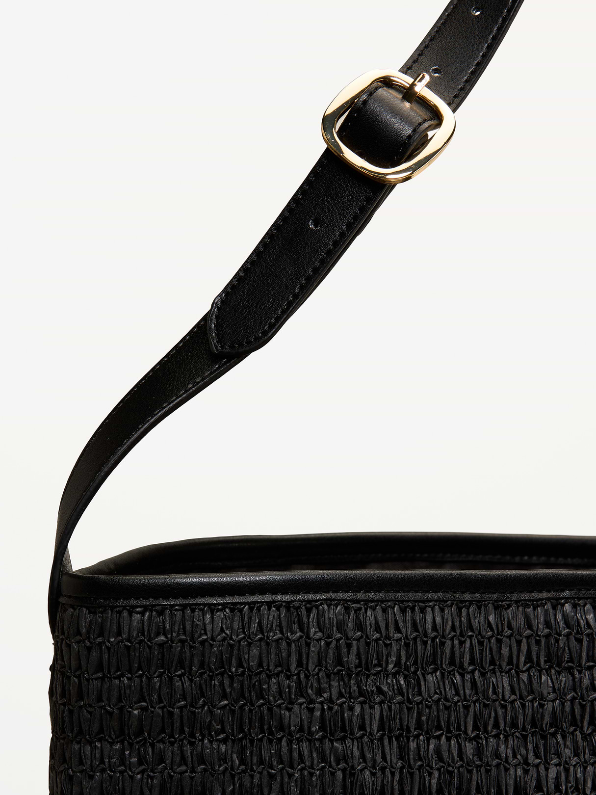 Large Preppy Bucket Bag - Black Jack