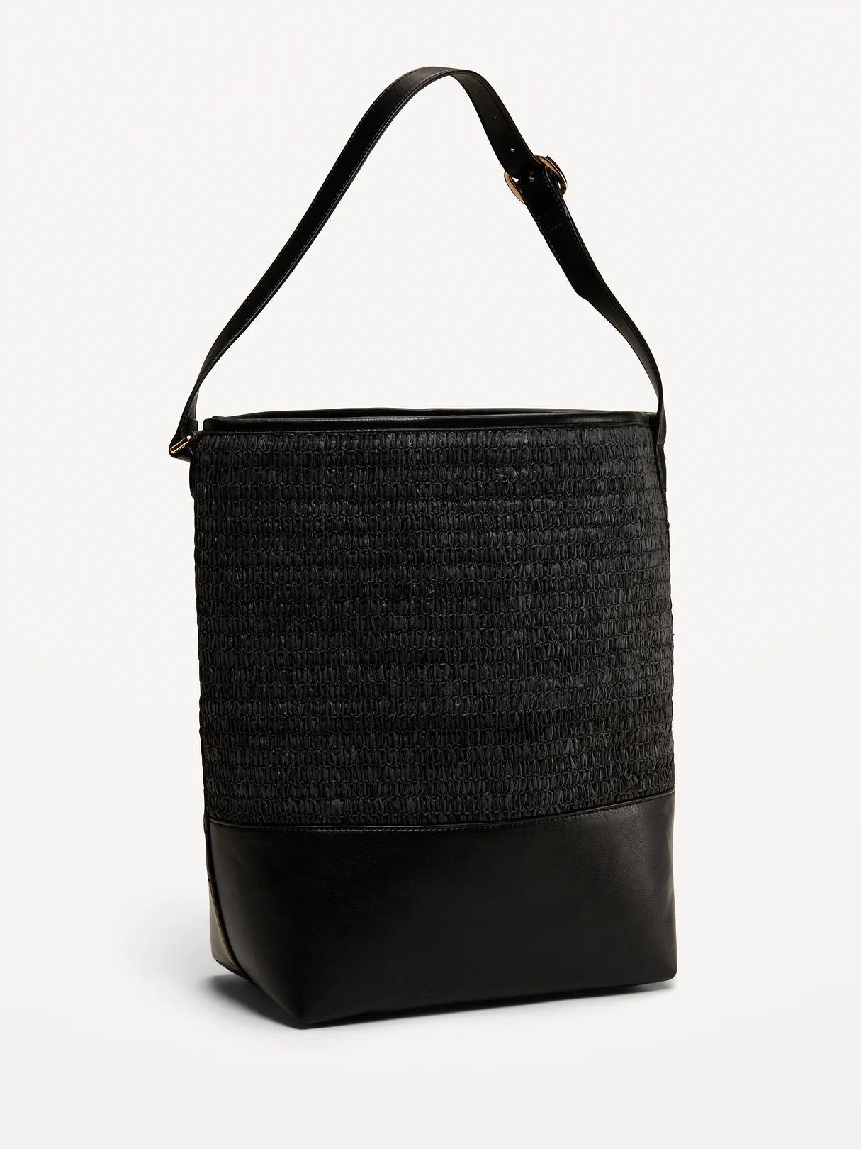 Large Preppy Bucket Bag - Black Jack
