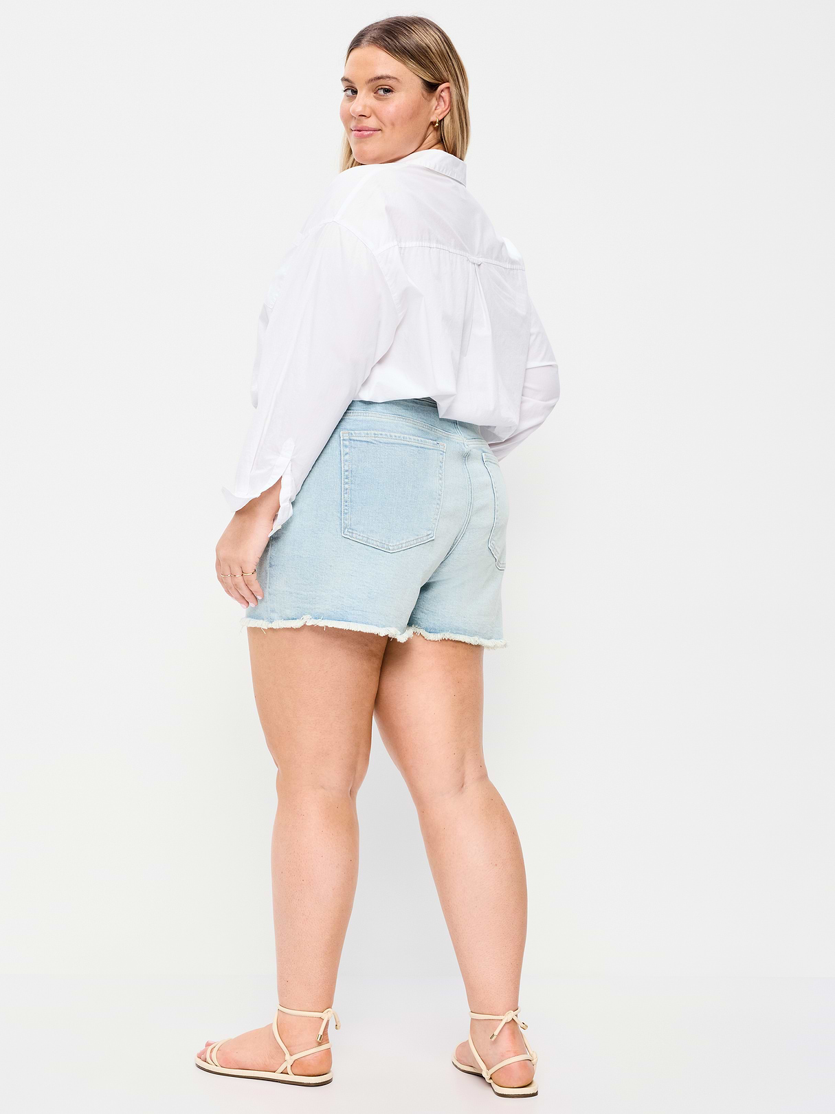 High-Waisted OG Jean Shorts -- 4-inch inseam - Lightest