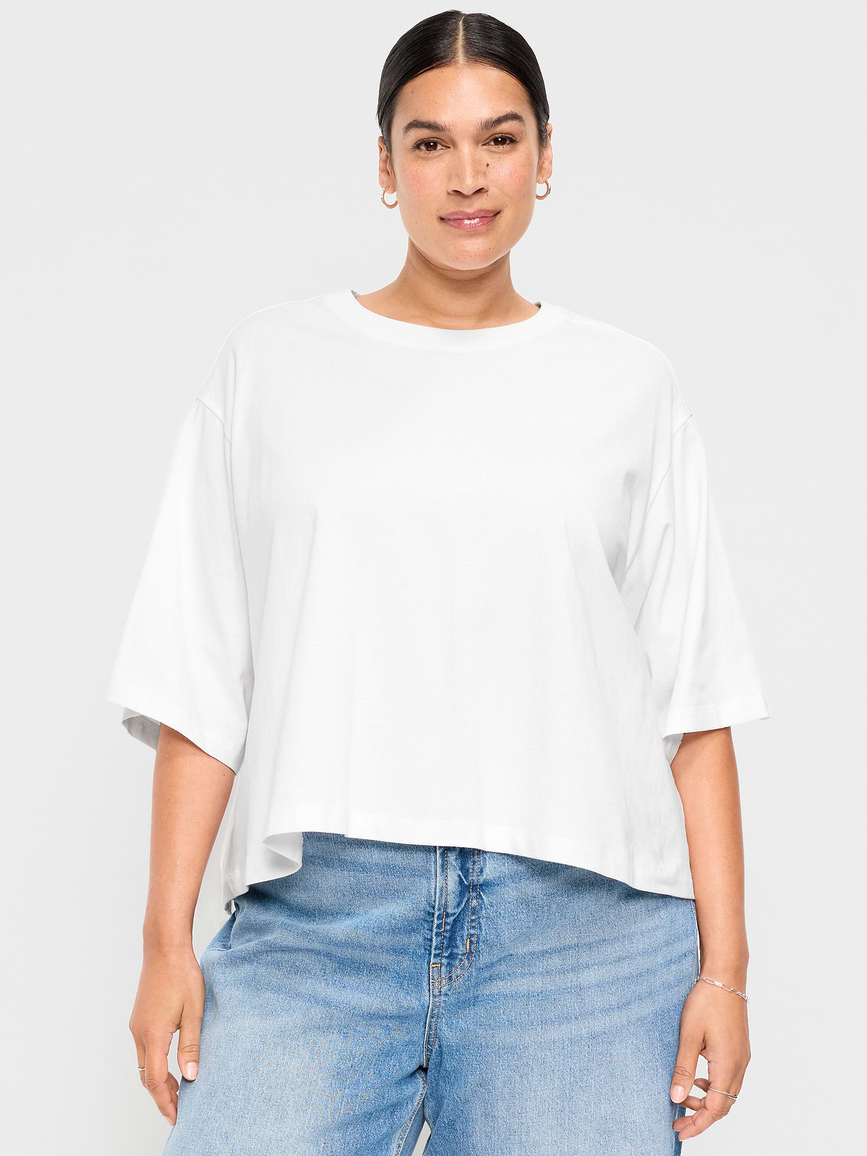 Short-Sleeve Trapeze T-Shirt - Calla Lilies