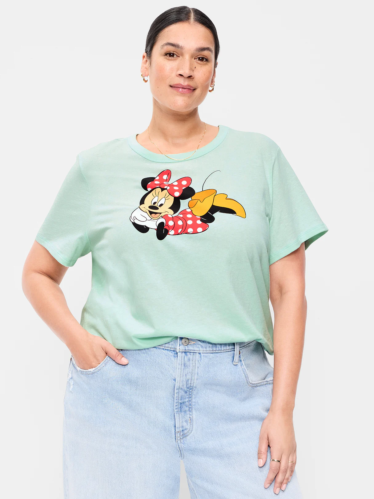 Old Navy x Disney Minnie Mouse Vintage Crew-Neck T-Shirt for Women - Tillandsia