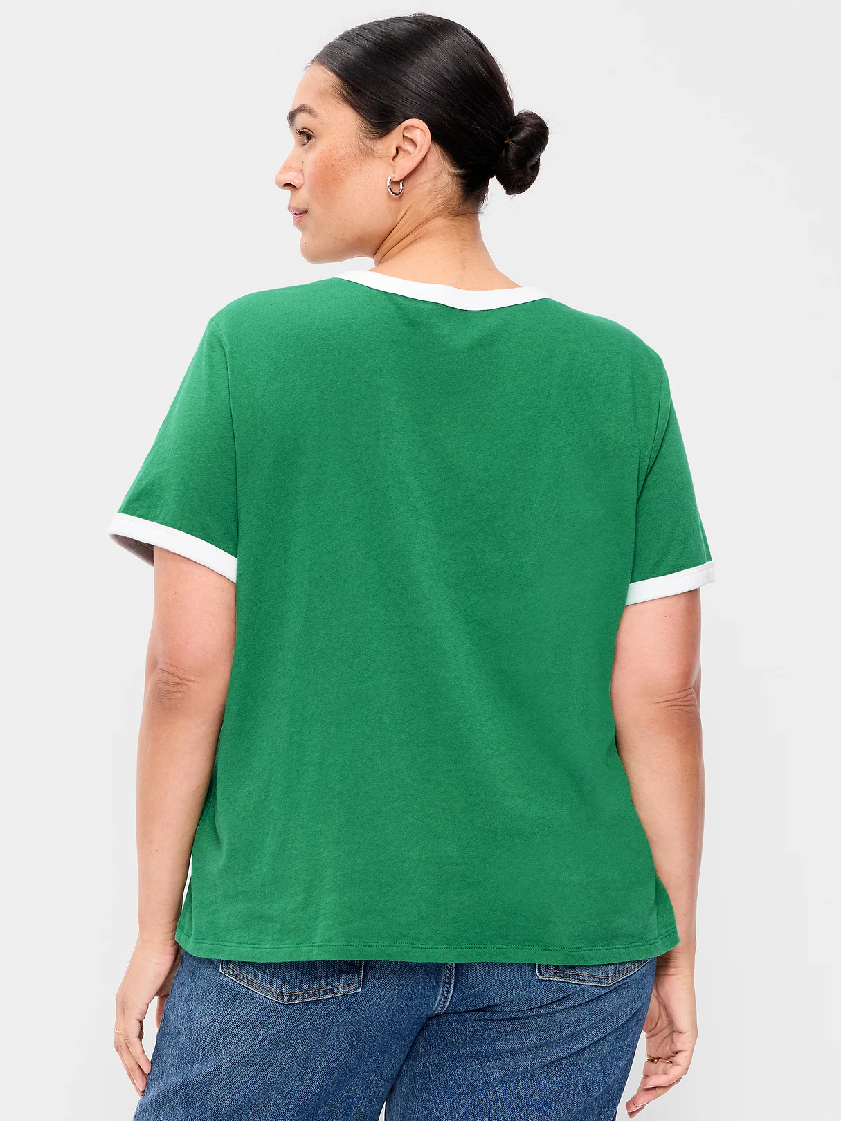 EveryWear Crew-Neck Graphic T-Shirt - Green Mangrove