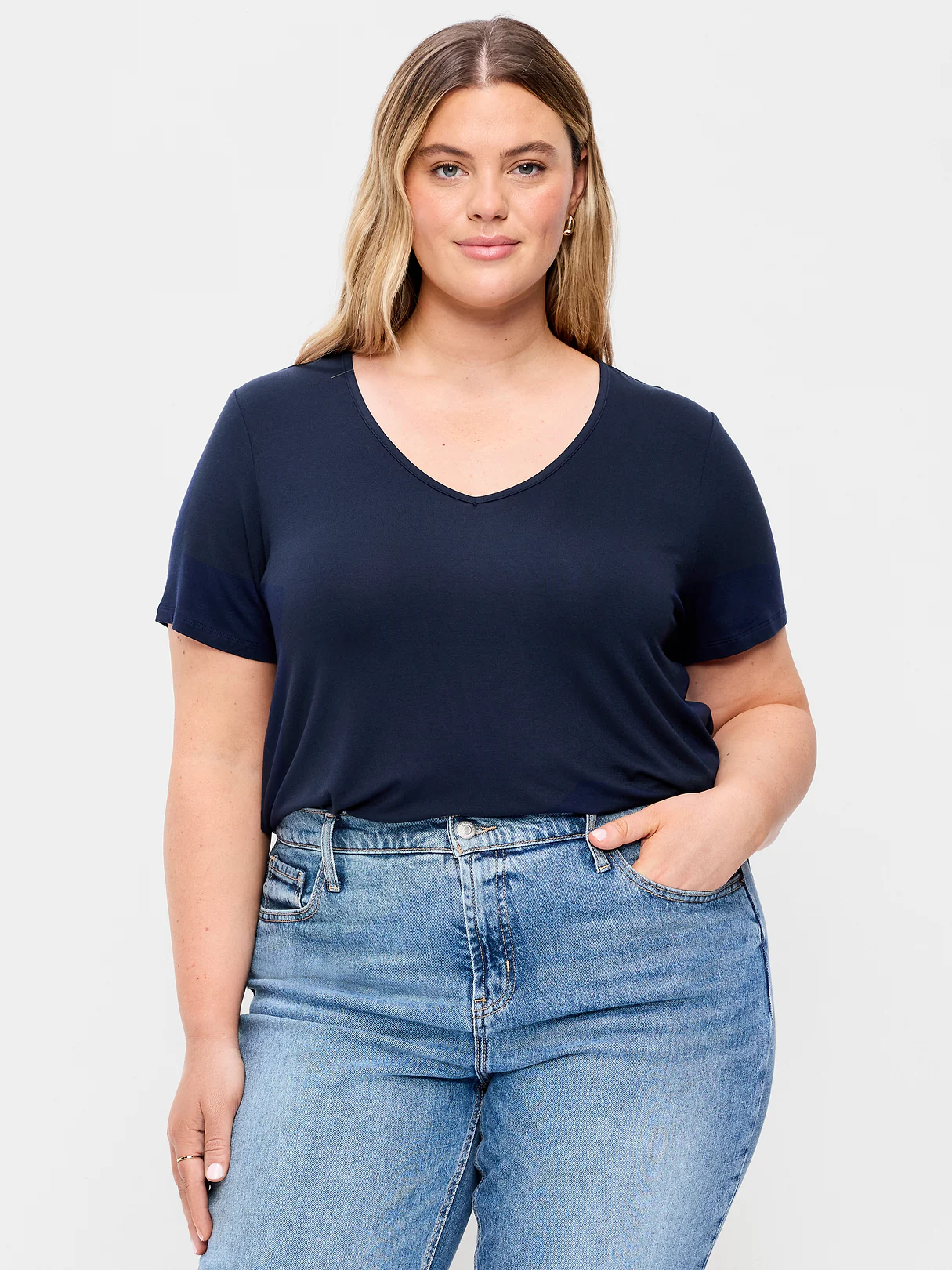 Luxe Slub-Knit T-Shirt - In the Navy