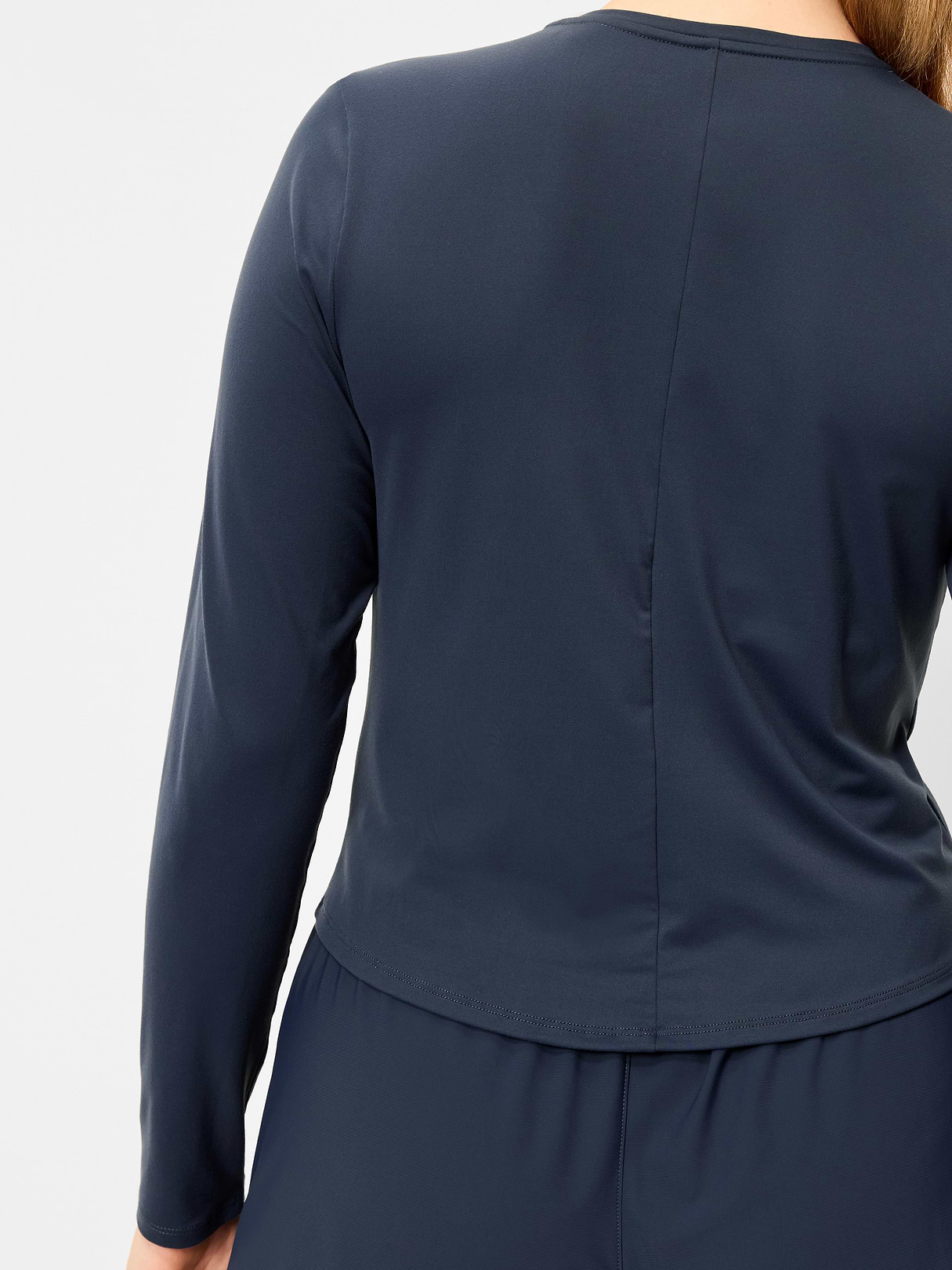 StudioSmooth Long-Sleeve Base Layer Top - Dusk Navy