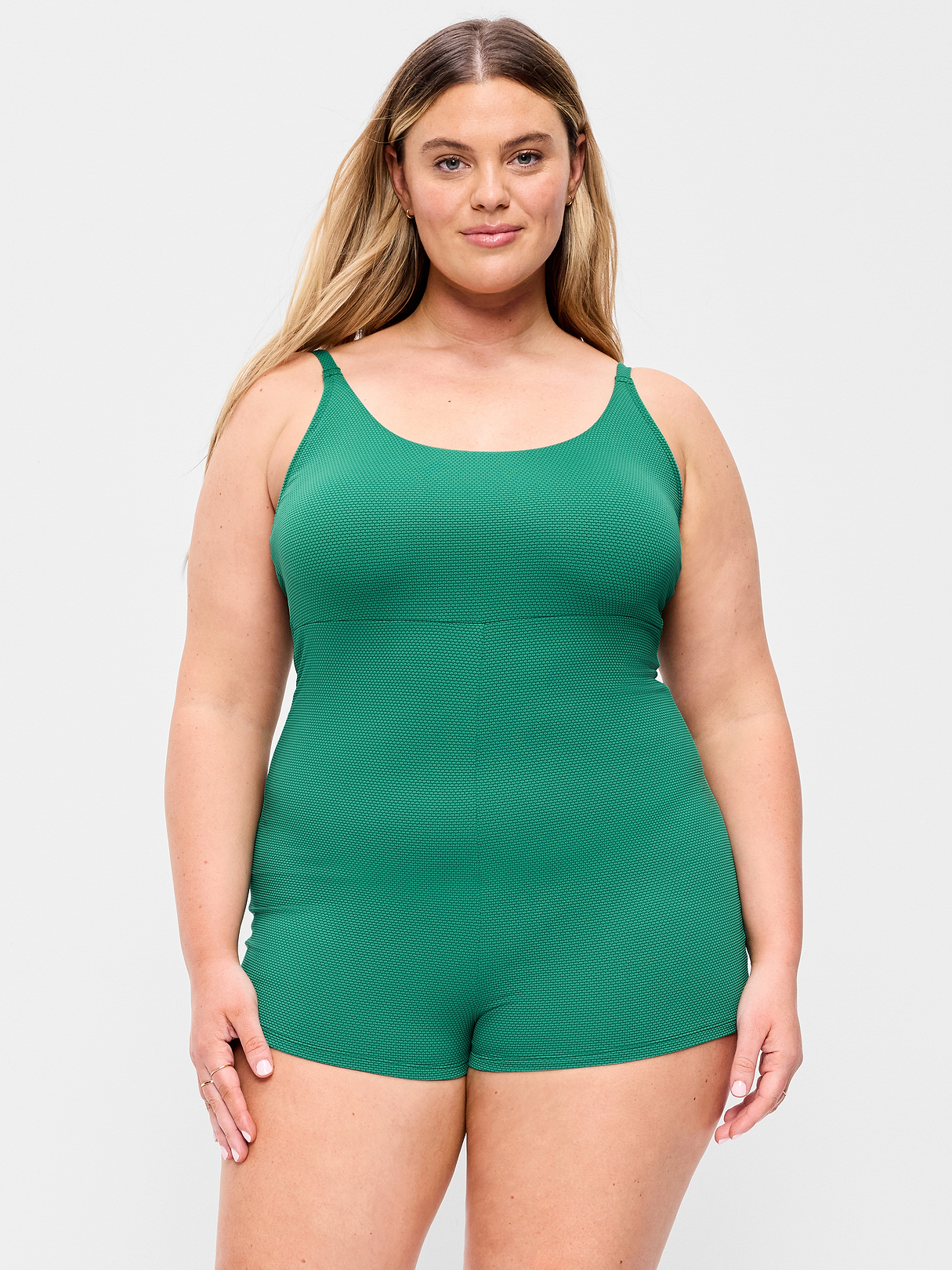 Textured Swim Romper - Sugarpine