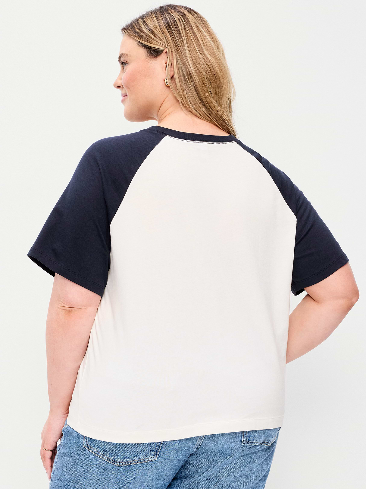 Vintage Crew-Neck Raglan T-Shirt - In the Navy