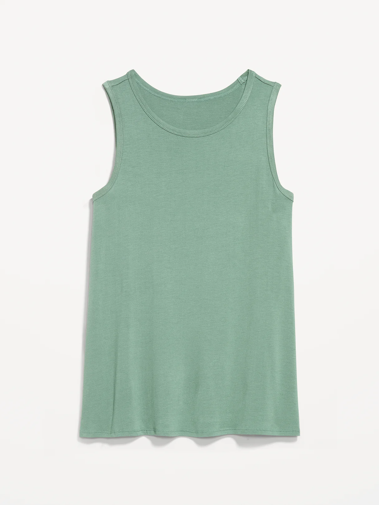 Luxe Sleeveless Top - Herbal Green