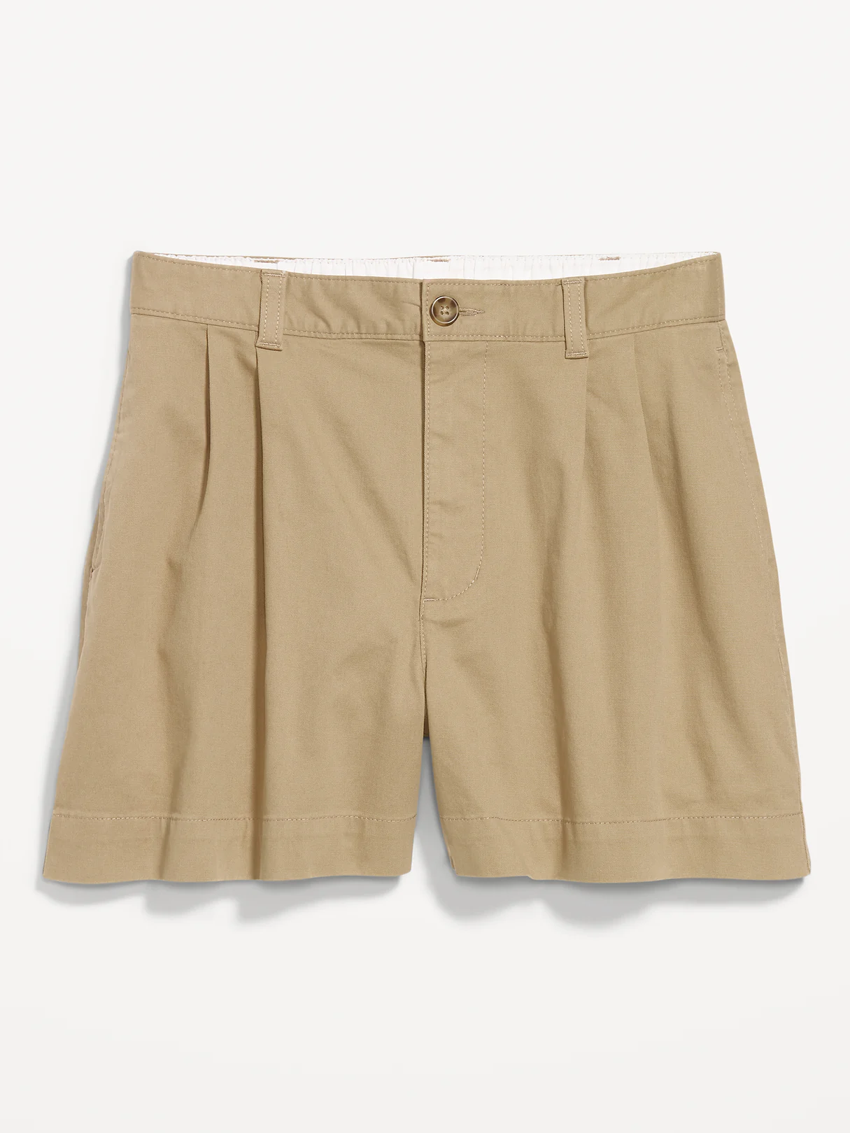 High-Waisted OGC Chino Shorts -- 4-inch inseam - Toasted Almond