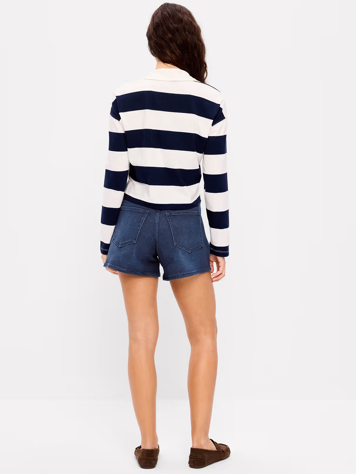 High-Waisted Wow Jean Shorts -- 4-inch inseam - River