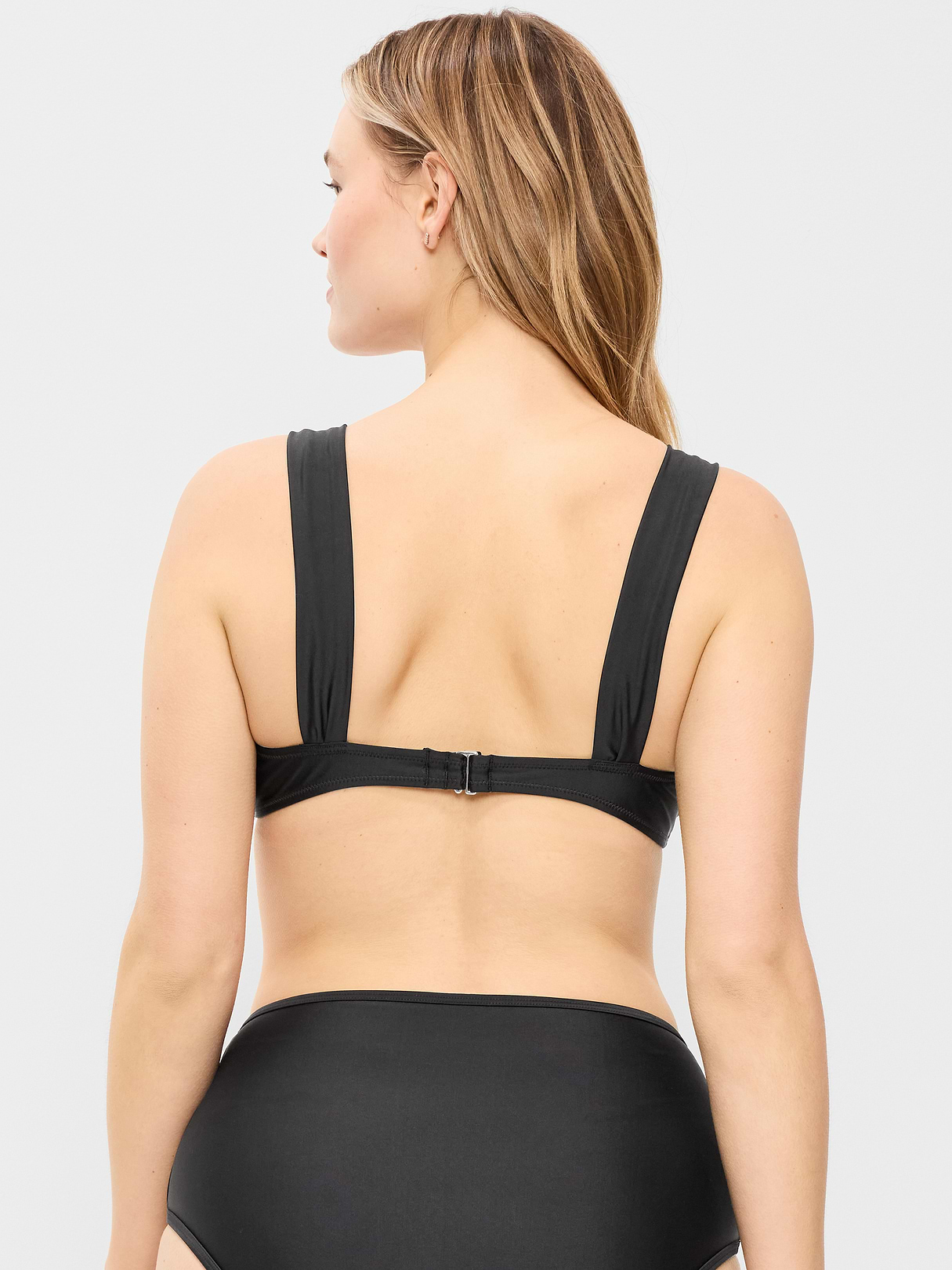Cinched Swim Top - Black Jack