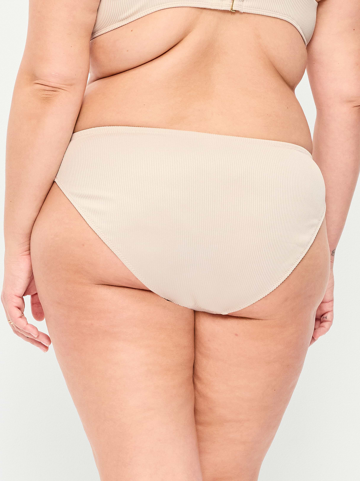 Mid-Rise Bikini Swim Bottoms - Wish Bone