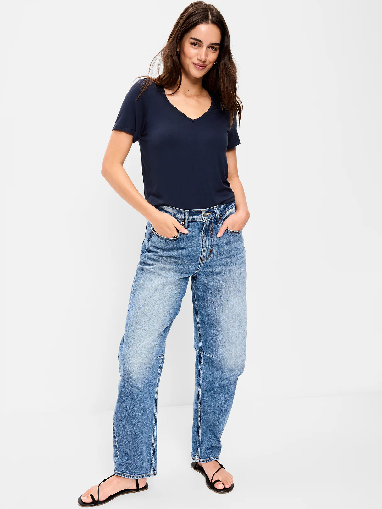 Luxe Slub-Knit T-Shirt - In the Navy