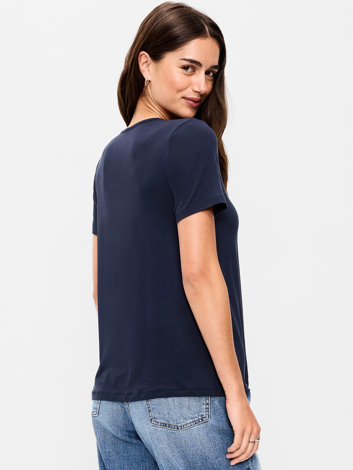 Luxe Slub-Knit T-Shirt - In the Navy