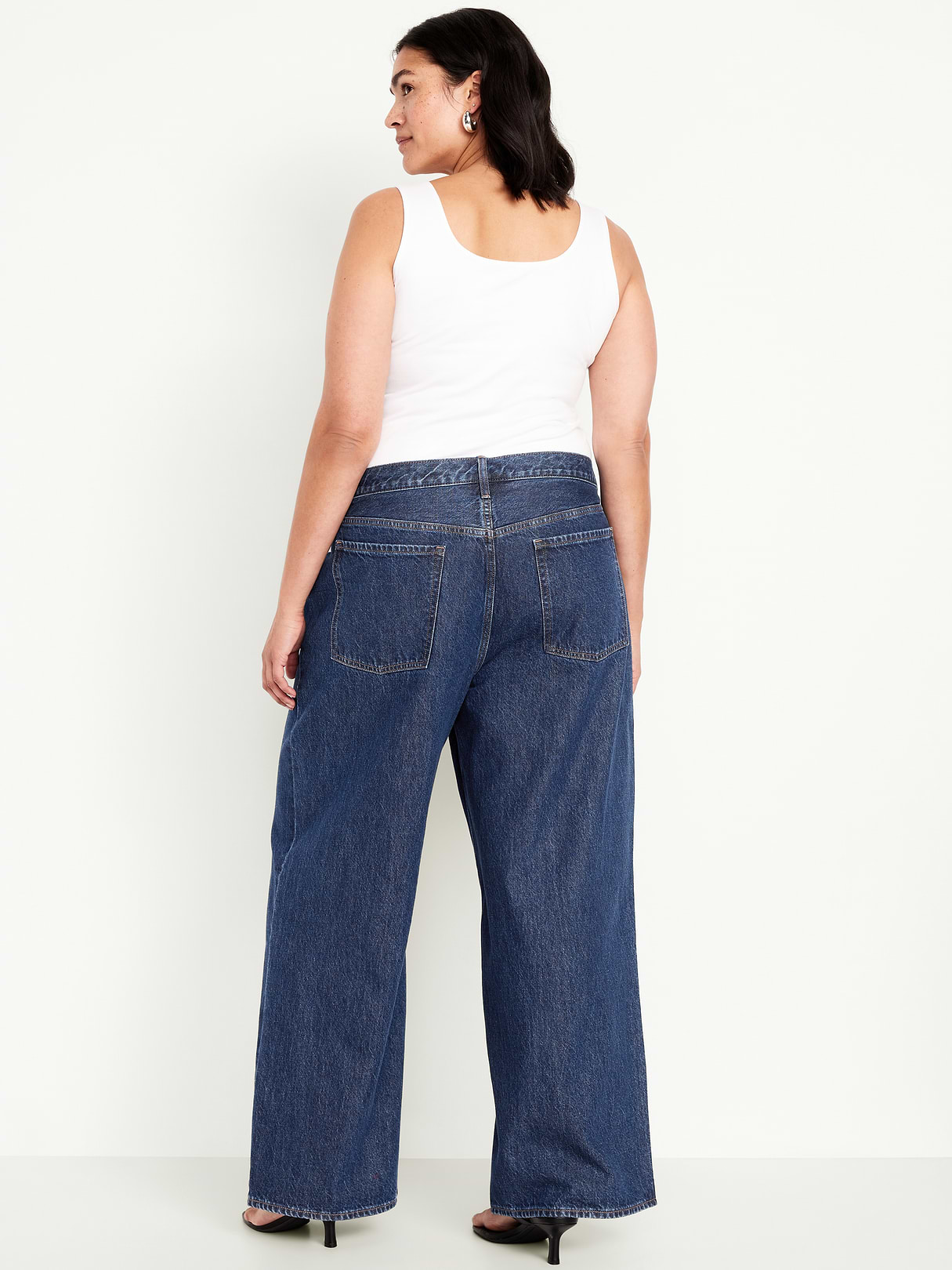 Mid-Rise Wow Baggy Wide-Leg Jeans - Celestia