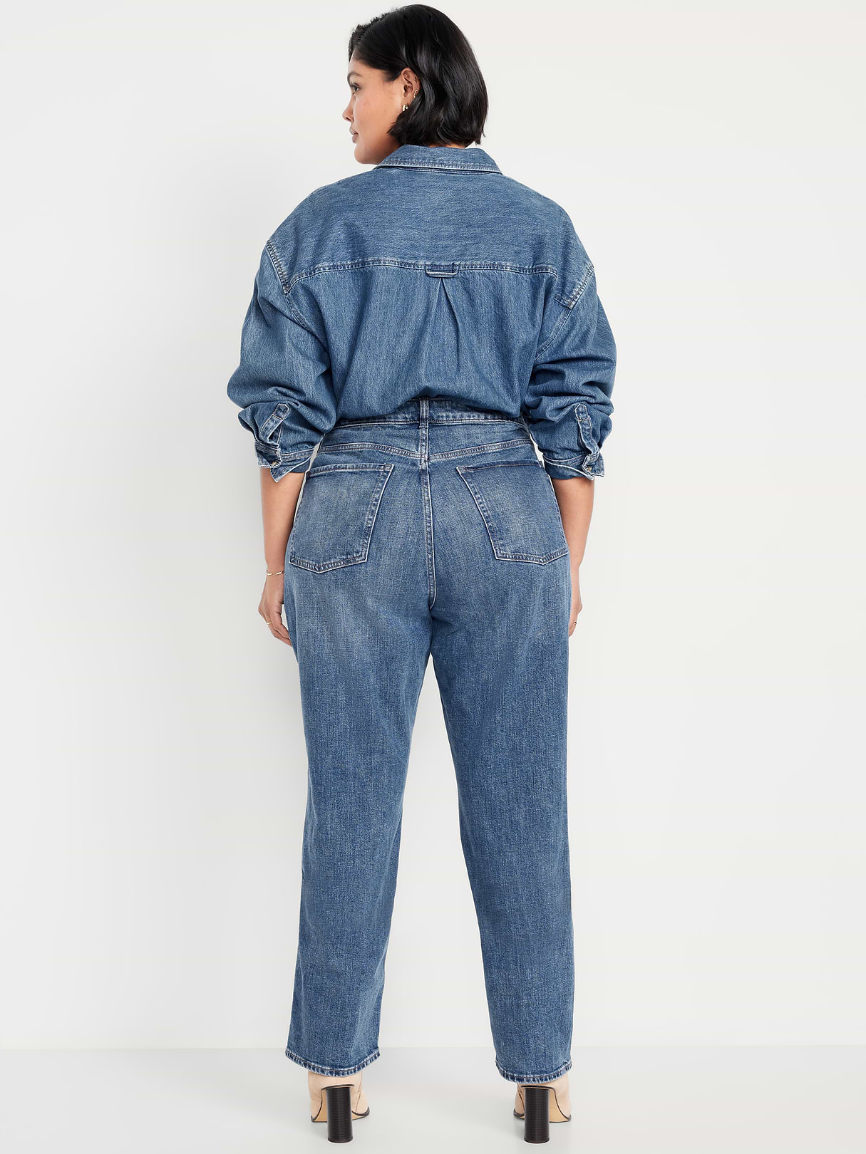 Curvy Extra High-Waisted Straight Jeans - Harper
