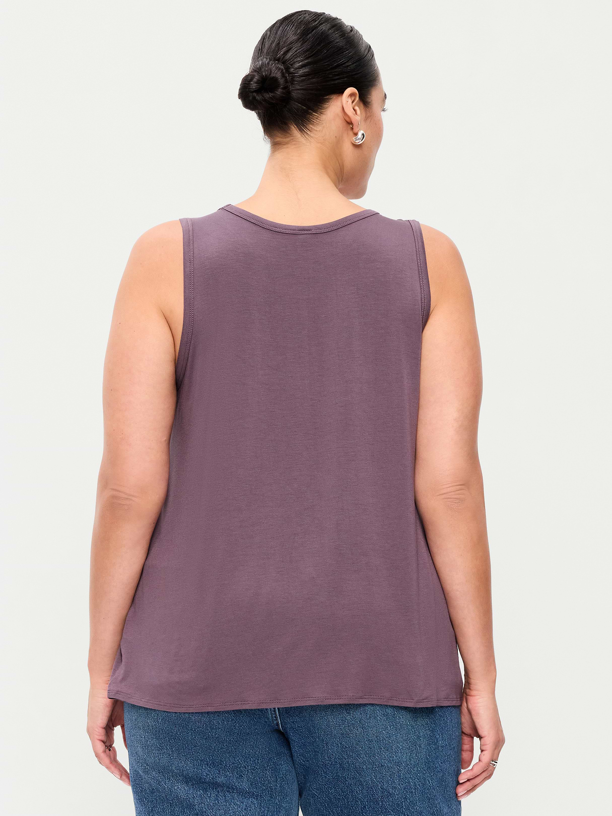 Luxe Sleeveless Top - Purple 2