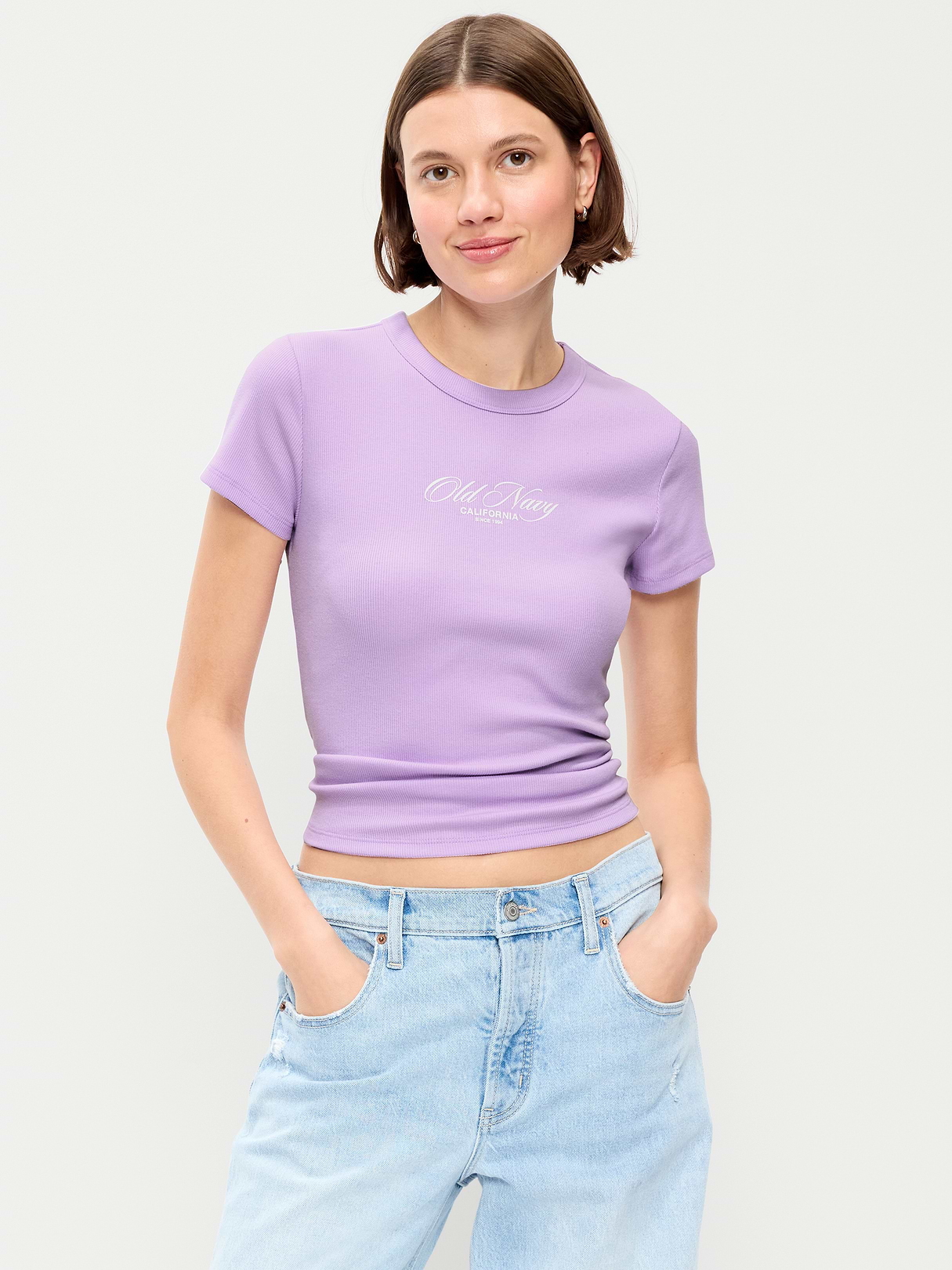Logo-Graphic Snug T-Shirt - Fresh Lilac
