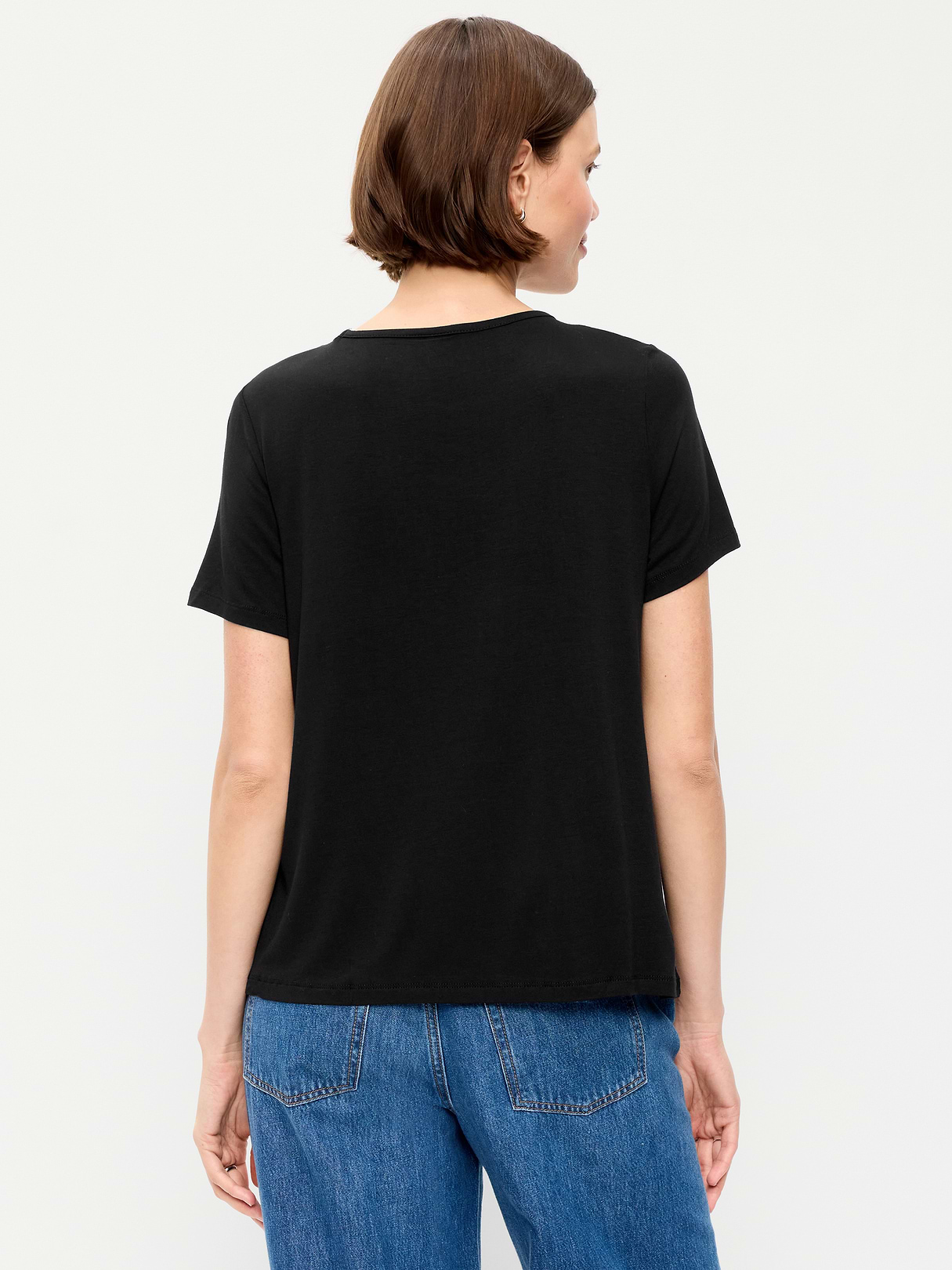 Luxe Crew-Neck T-Shirt - Light Black Heather