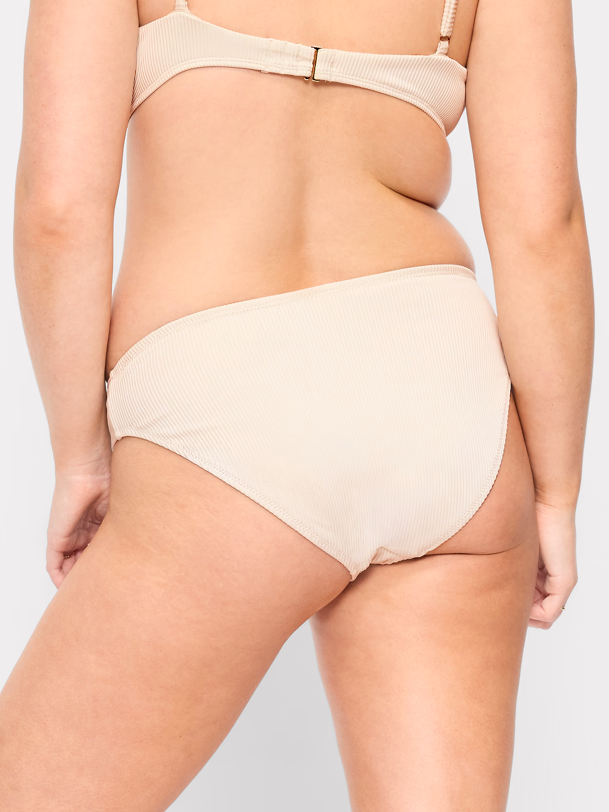 Mid-Rise Bikini Swim Bottoms - Wish Bone
