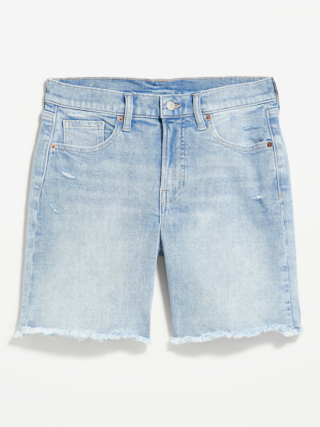 High-Waisted OG Jean Cut-Off Shorts -- 7-inch inseam - Lightest
