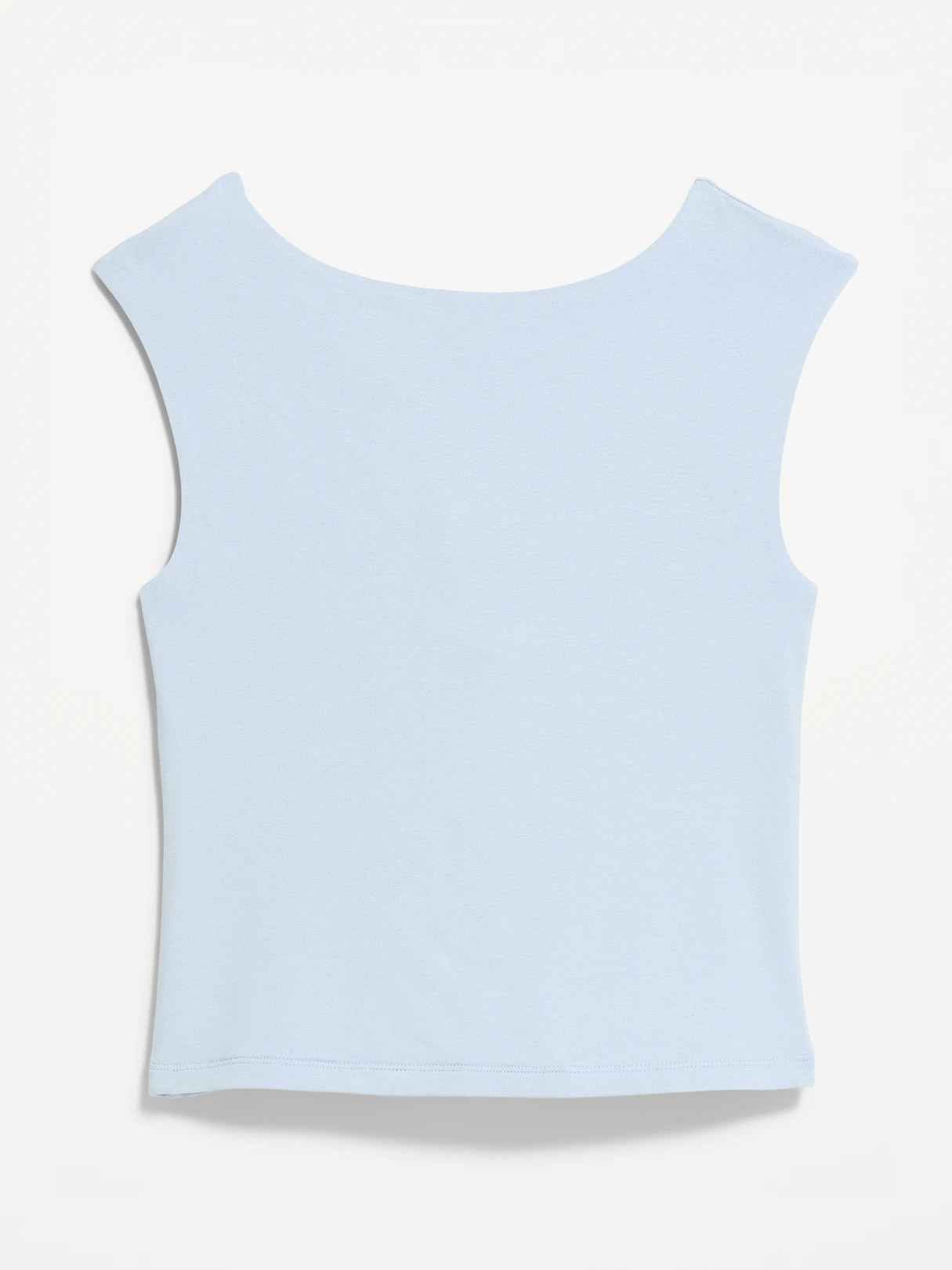 Cap-Sleeve Tie-Back Top - Sky Maintenance