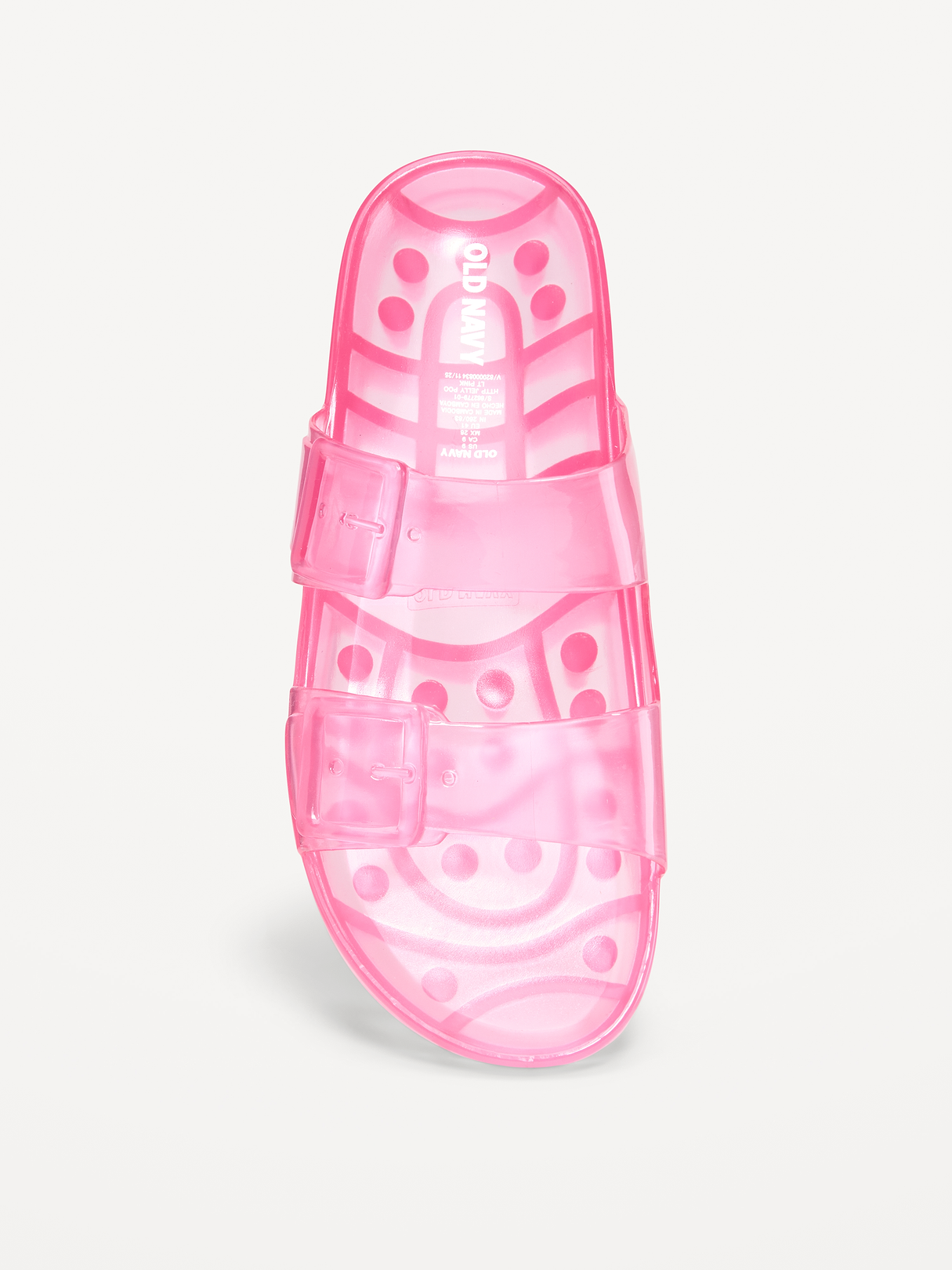Jelly Slides for Women - Light Pink