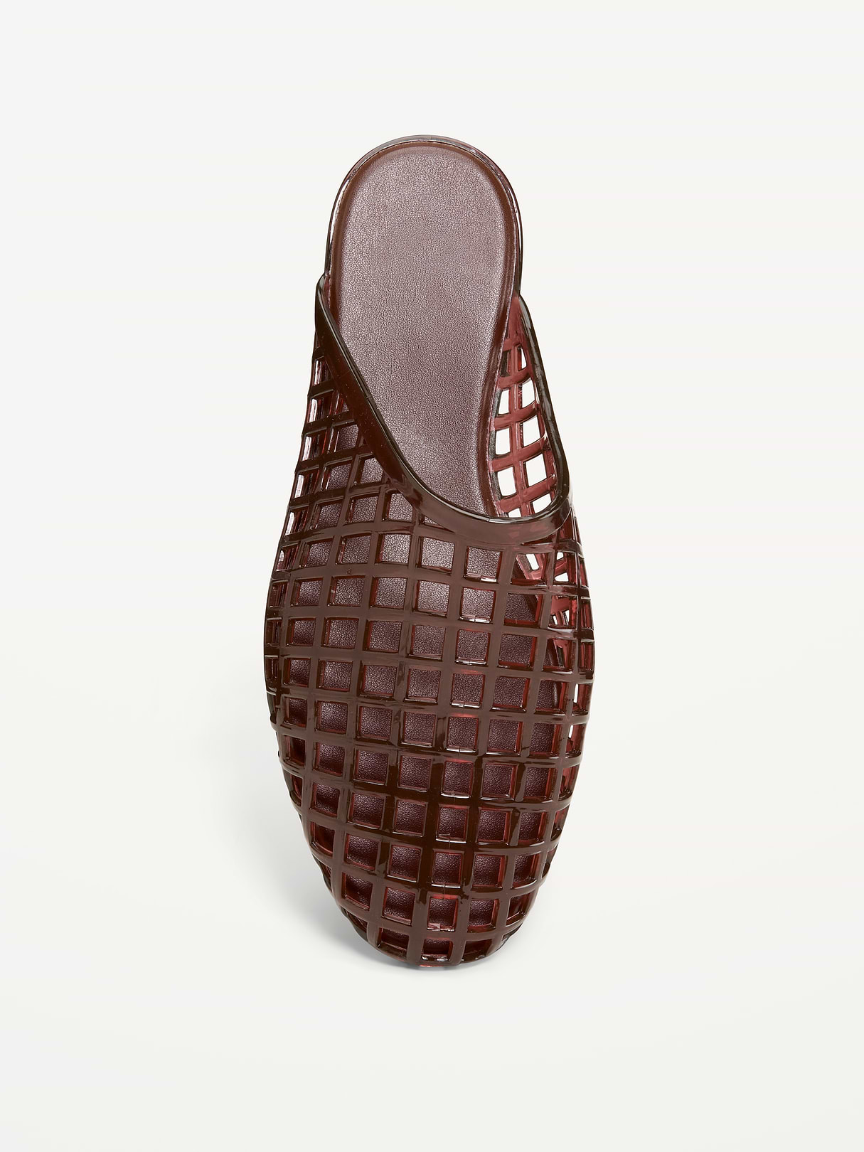 Jelly Mules for Women - Dark Brown