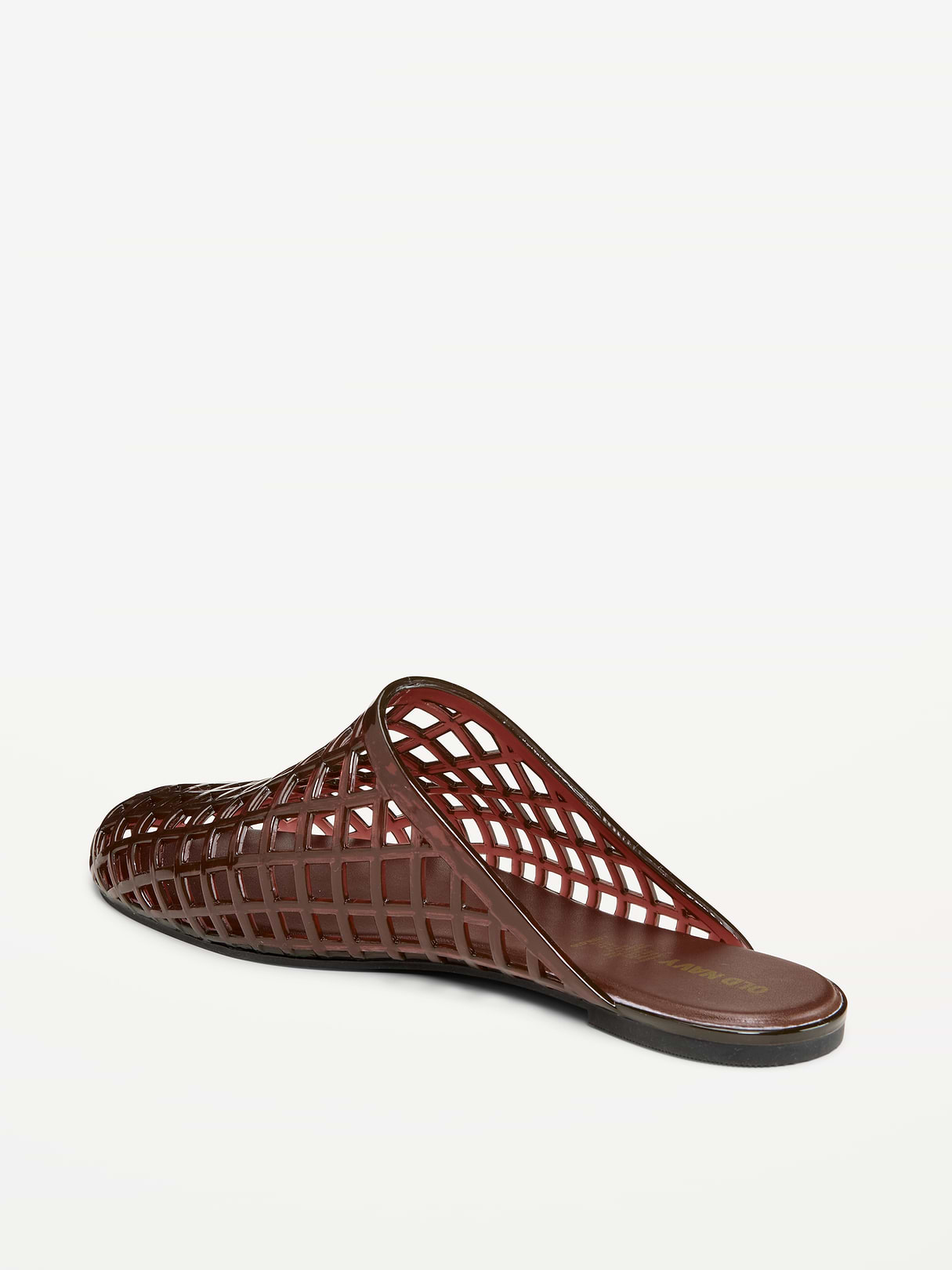 Jelly Mules for Women - Dark Brown