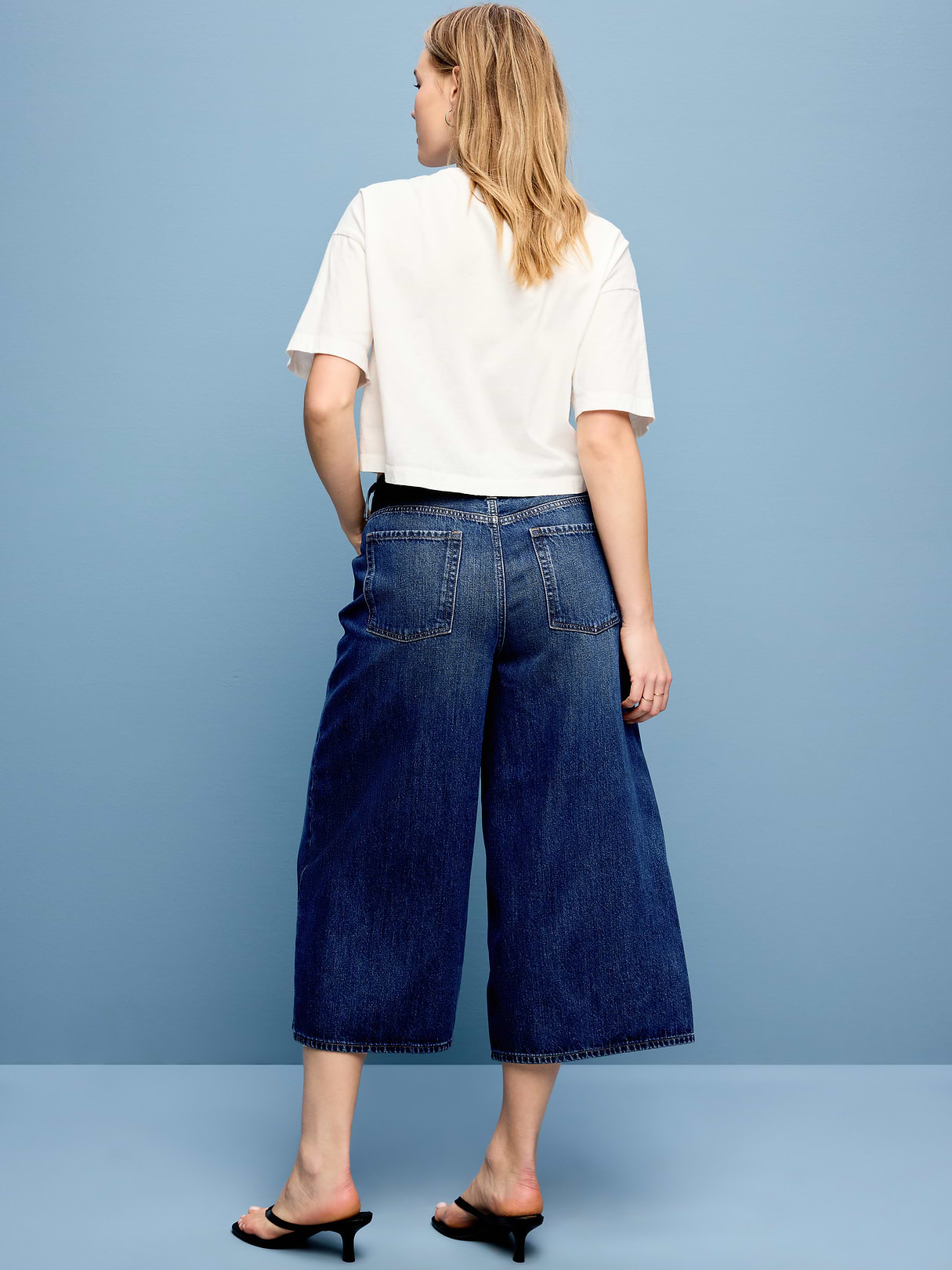 Mid-Rise Baggy Culottes - Alannis