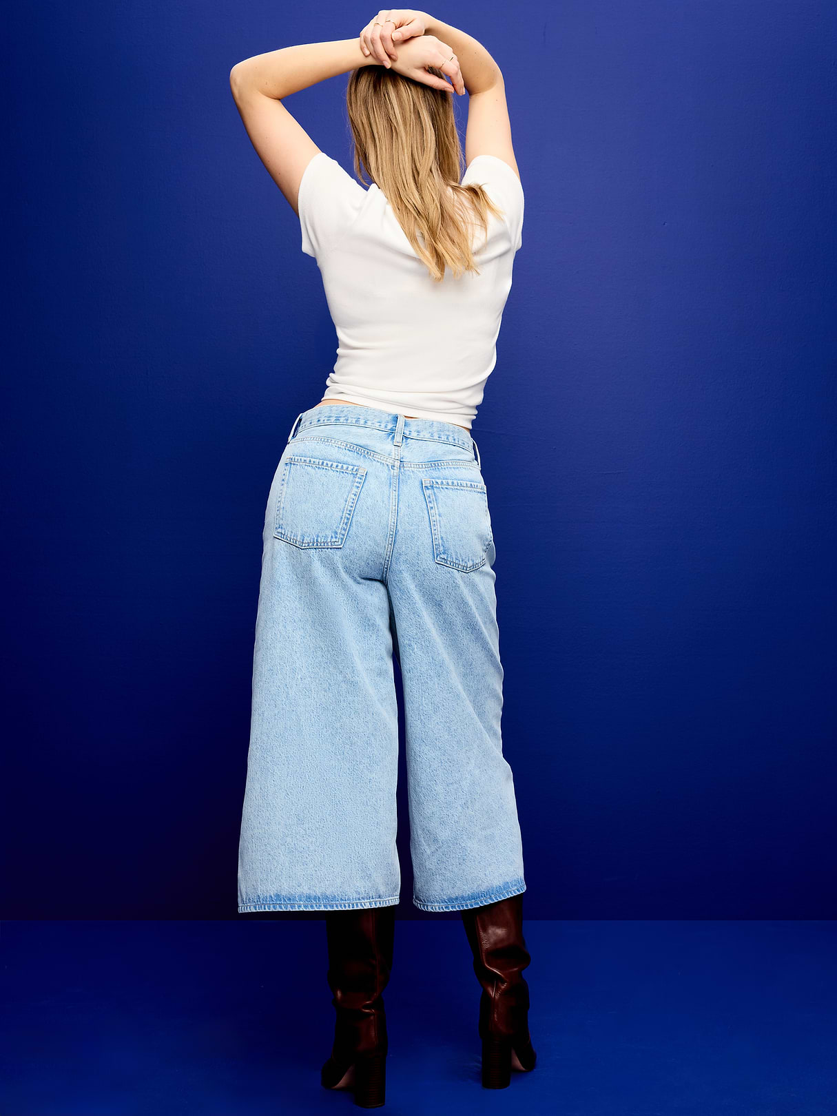 Mid-Rise Baggy Culottes - Amelia