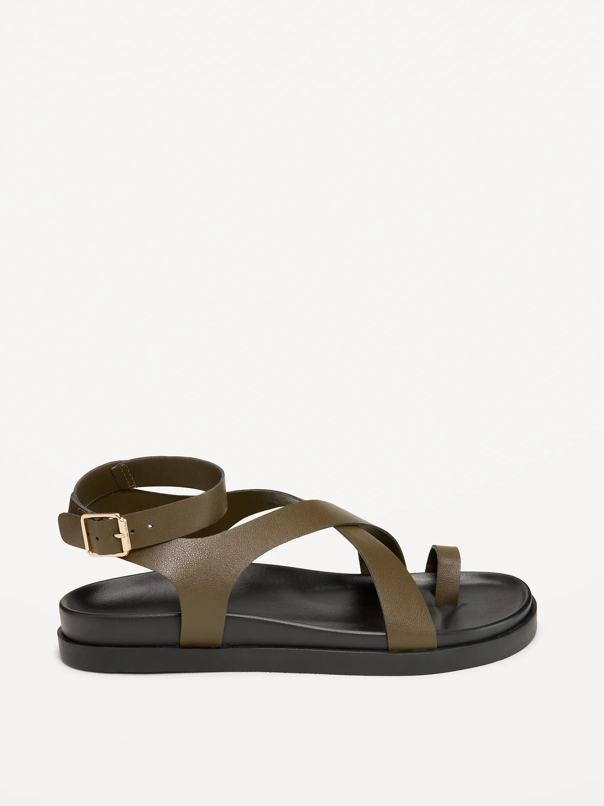 Toe-Strap Sandals for Women - Olive