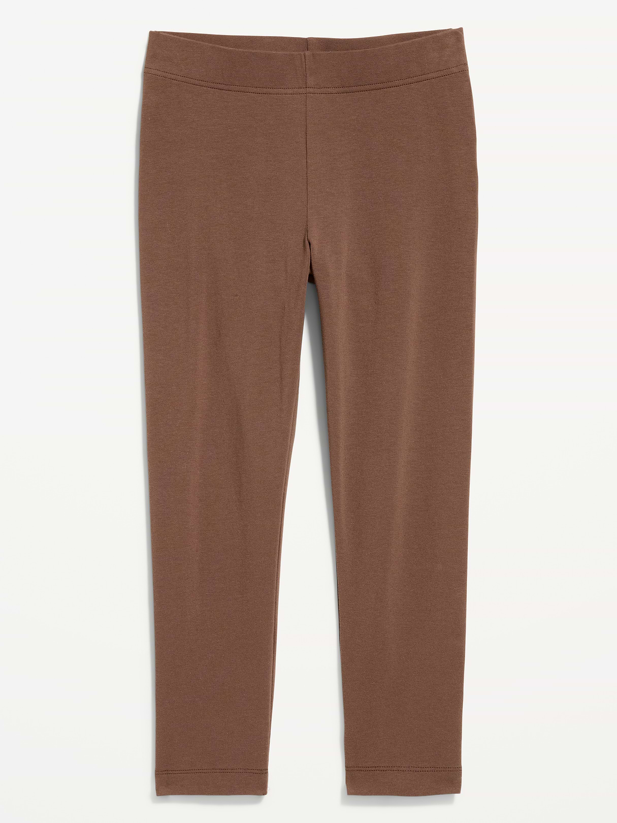 High-Waisted Fashion Layering Cropped Legging - Peppercorn